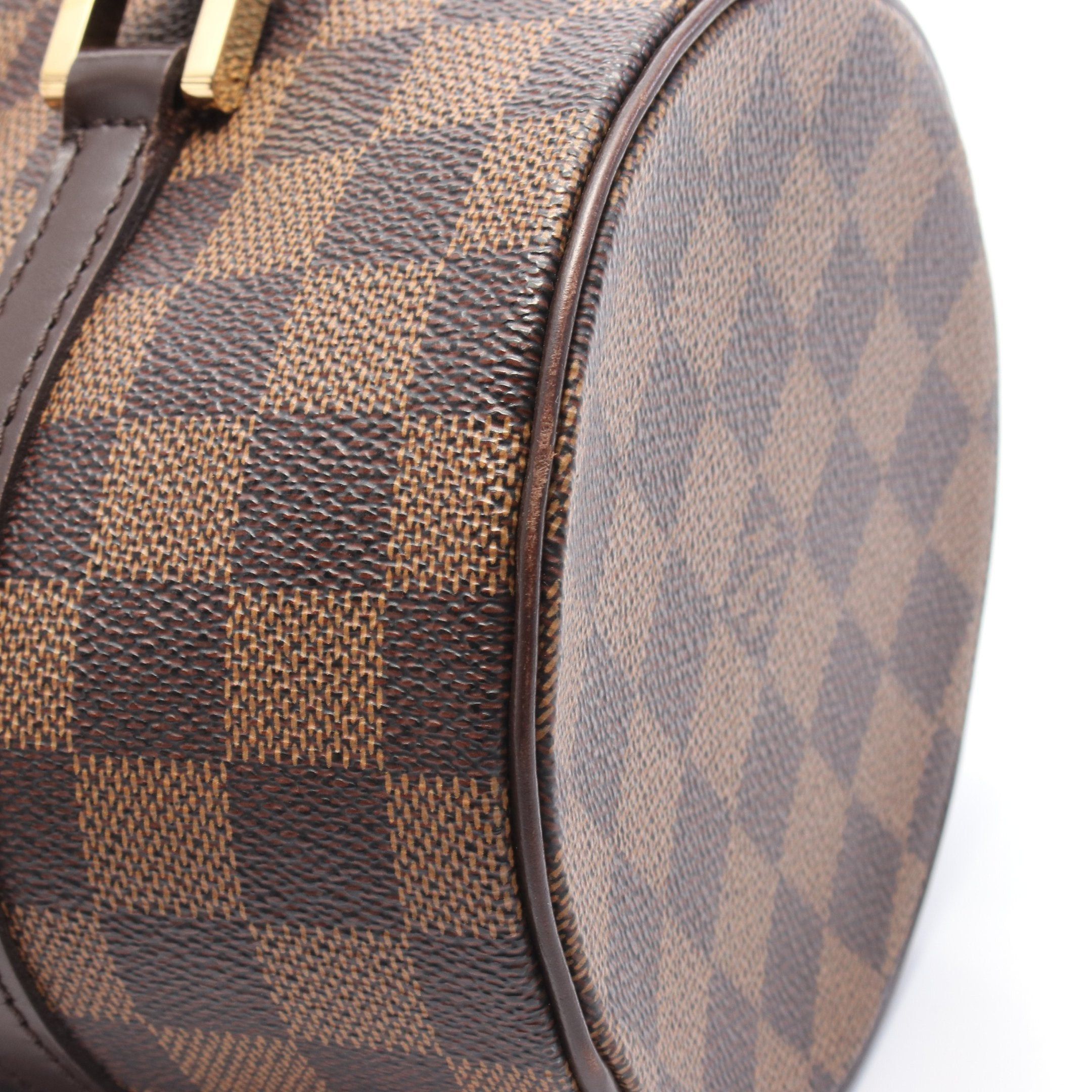 Louis Vuitton Louis Vuitton Papillon 26 Damier Ebene Handbag Leather Brown Size ONE SIZE - 6 Thumbnail