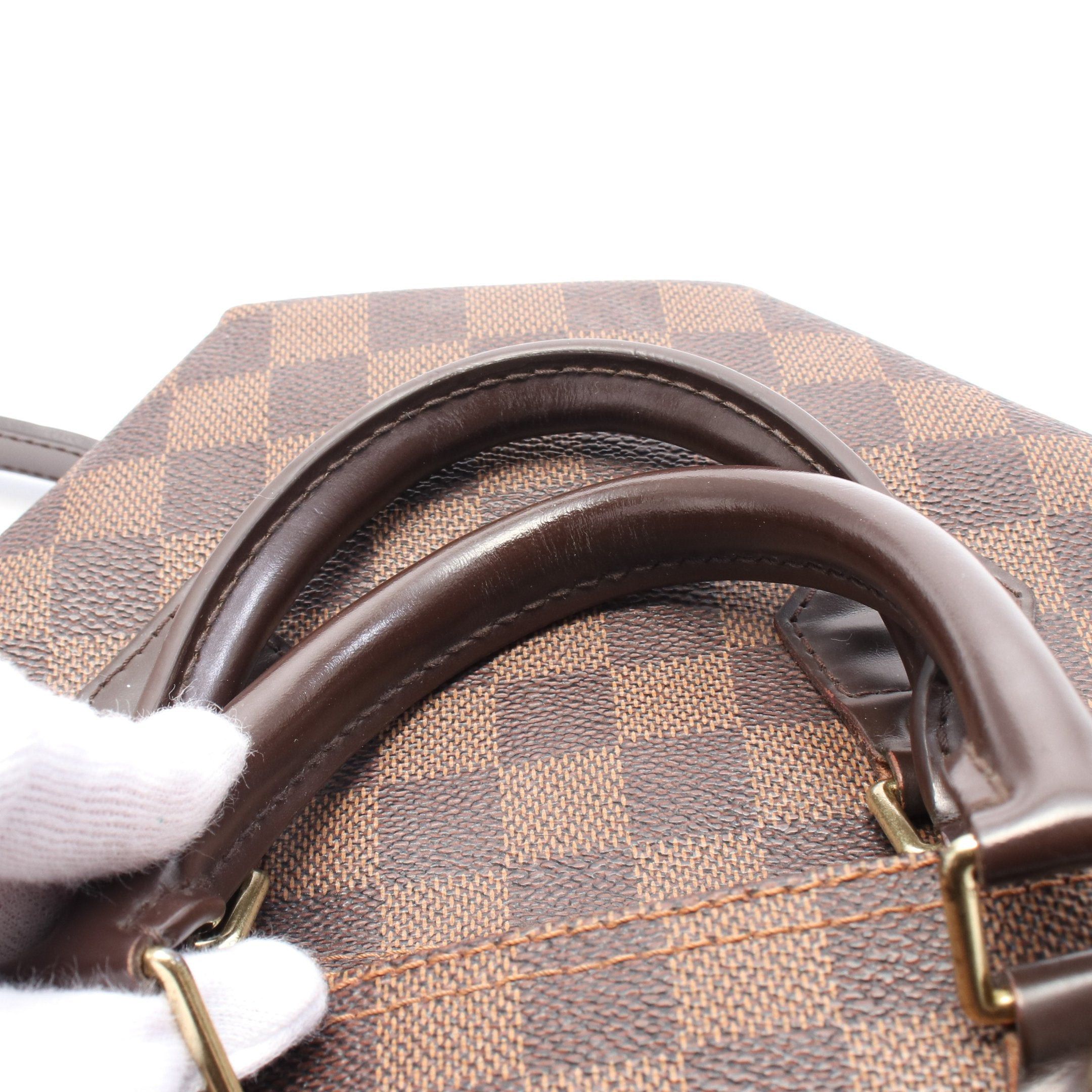 Louis Vuitton Louis Vuitton Speedy 25 Damier Ebene Handbag Leather Brown Size ONE SIZE - 6 Thumbnail