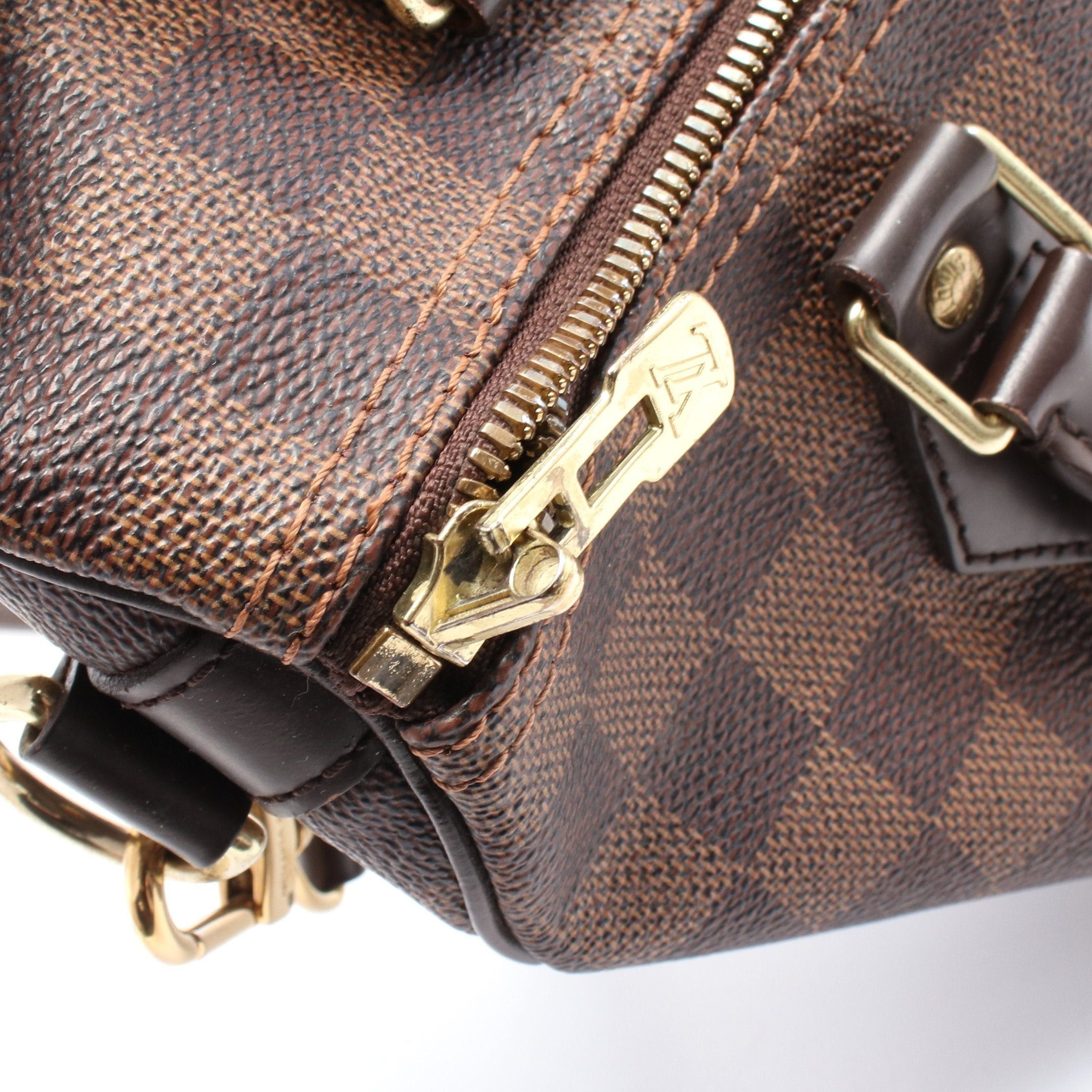 Louis Vuitton Louis Vuitton Speedy 25 Damier Ebene Handbag Leather Brown Size ONE SIZE - 7 Thumbnail
