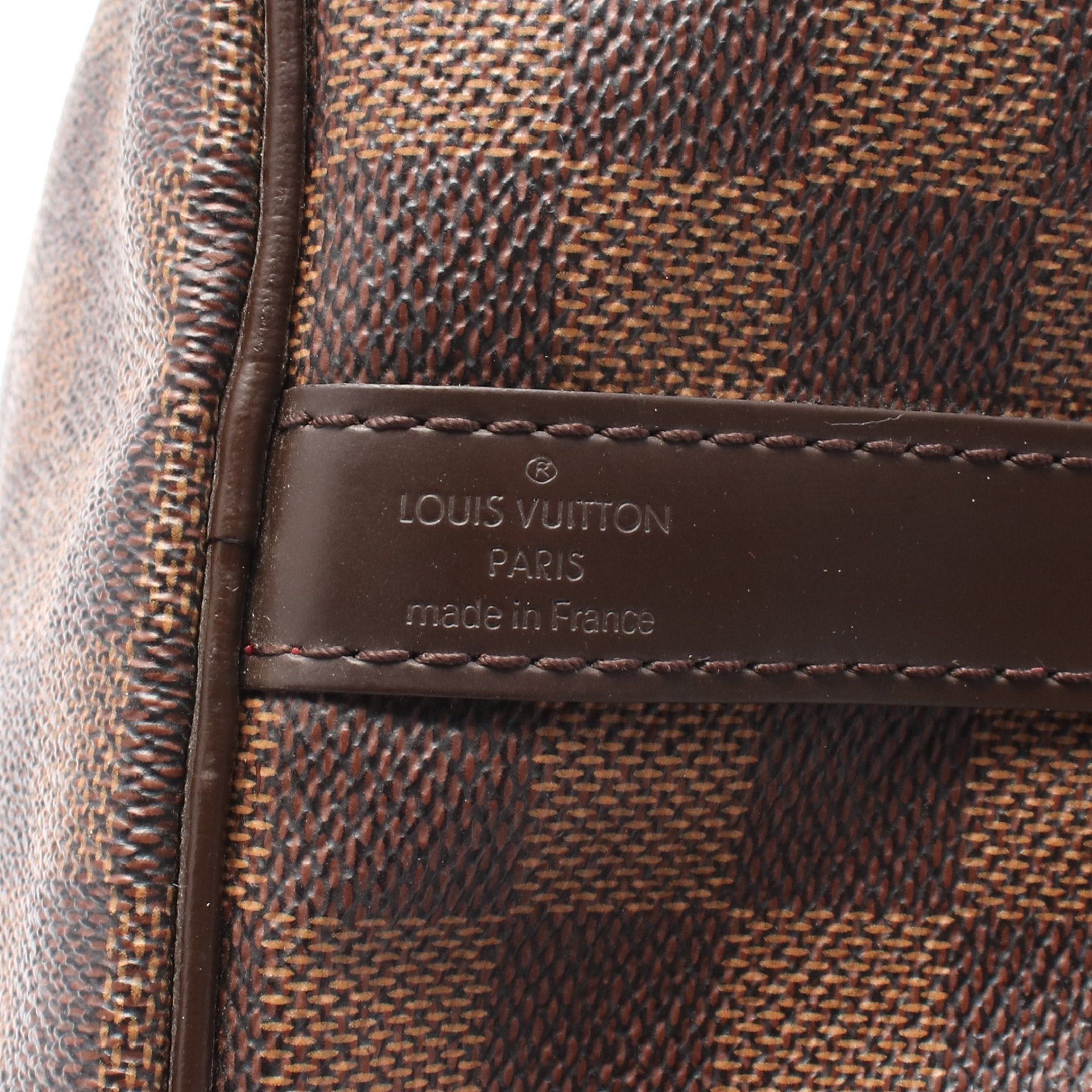 Louis Vuitton Louis Vuitton Speedy 25 Damier Ebene Handbag Leather Brown Size ONE SIZE - 4 Thumbnail