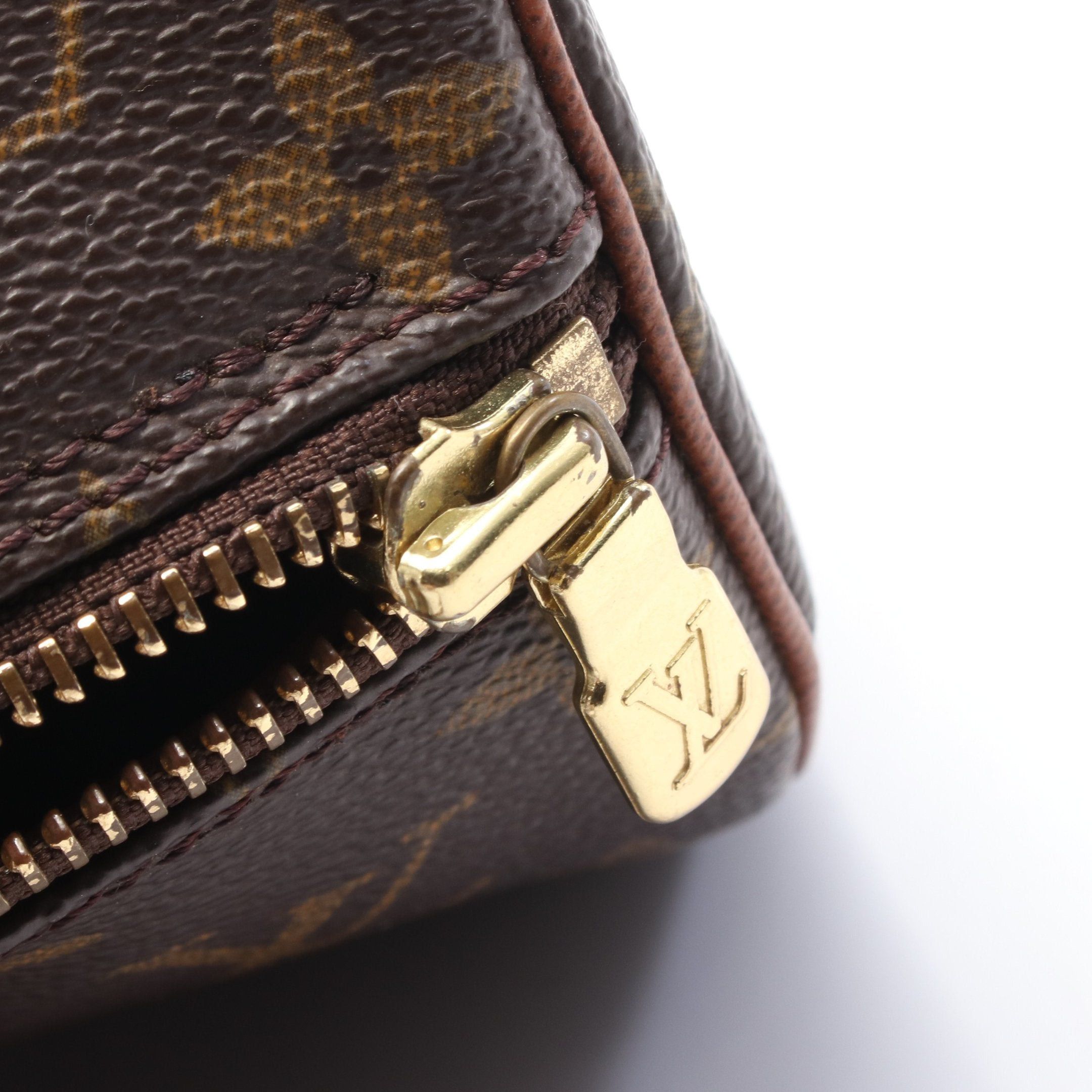 Louis Vuitton Louis Vuitton Papillon 30 Monogram Old Model Handbag Leather Brown Size ONE SIZE - 5 Thumbnail