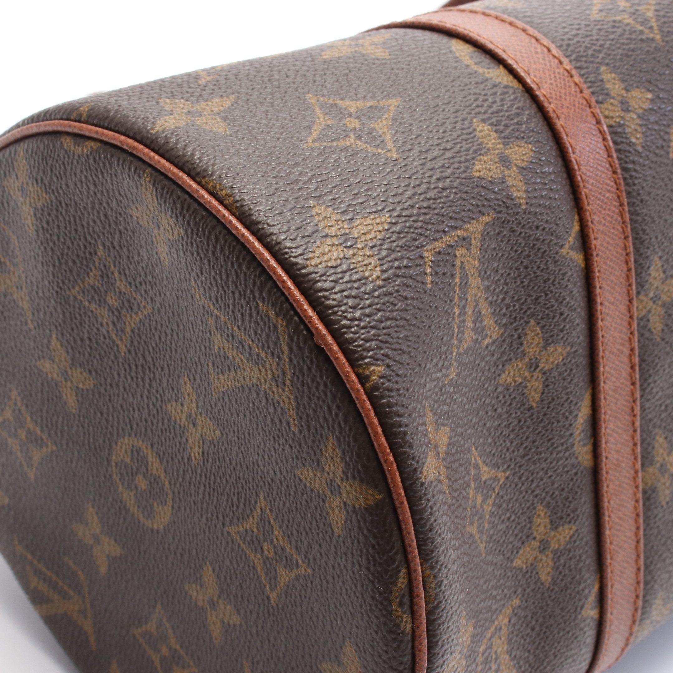 Louis Vuitton Louis Vuitton Papillon 30 Monogram Old Model Handbag Leather Brown Size ONE SIZE - 7 Thumbnail