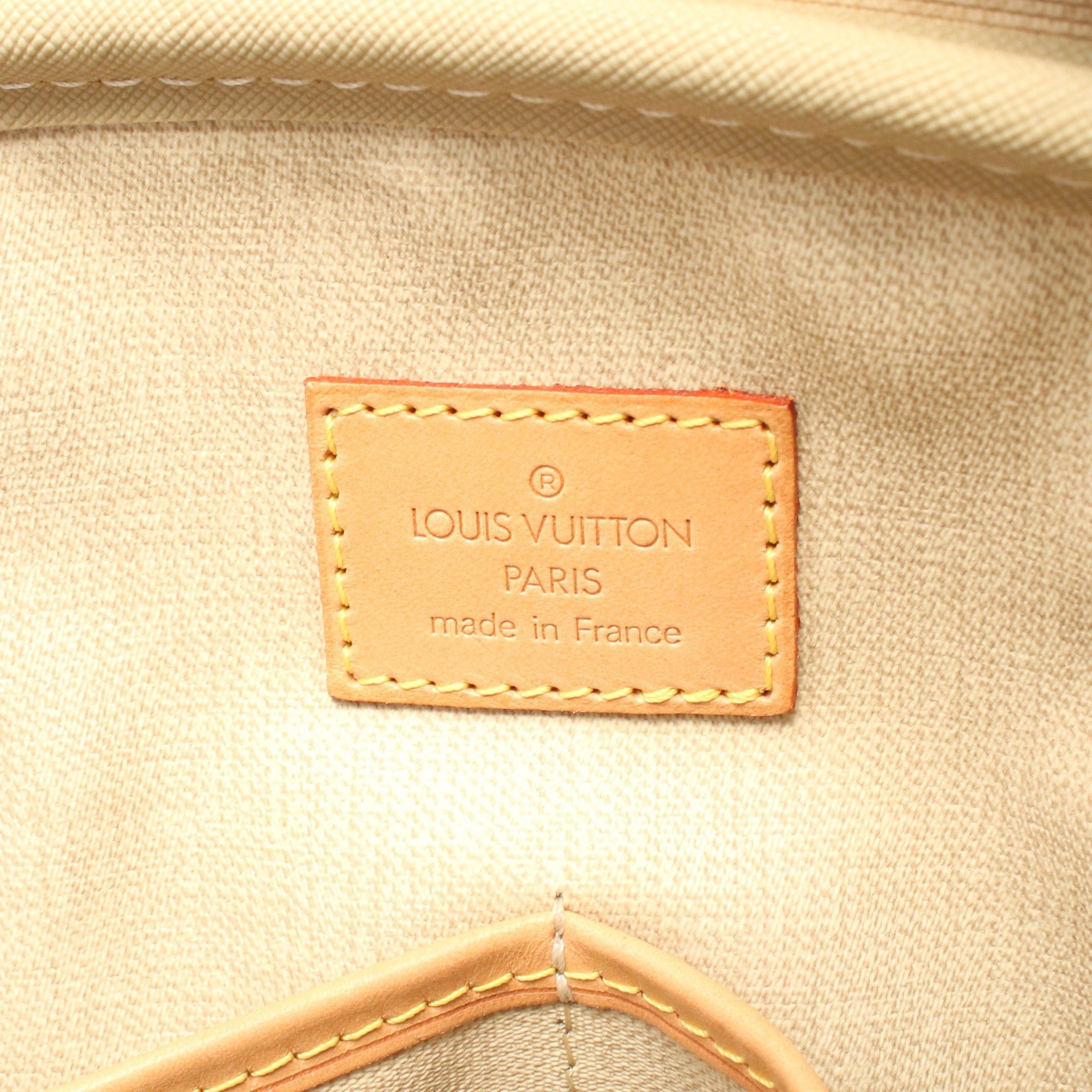 Louis Vuitton Louis Vuitton Trouville Monogram Handbag Leather Brown Size ONE SIZE - 4 Thumbnail