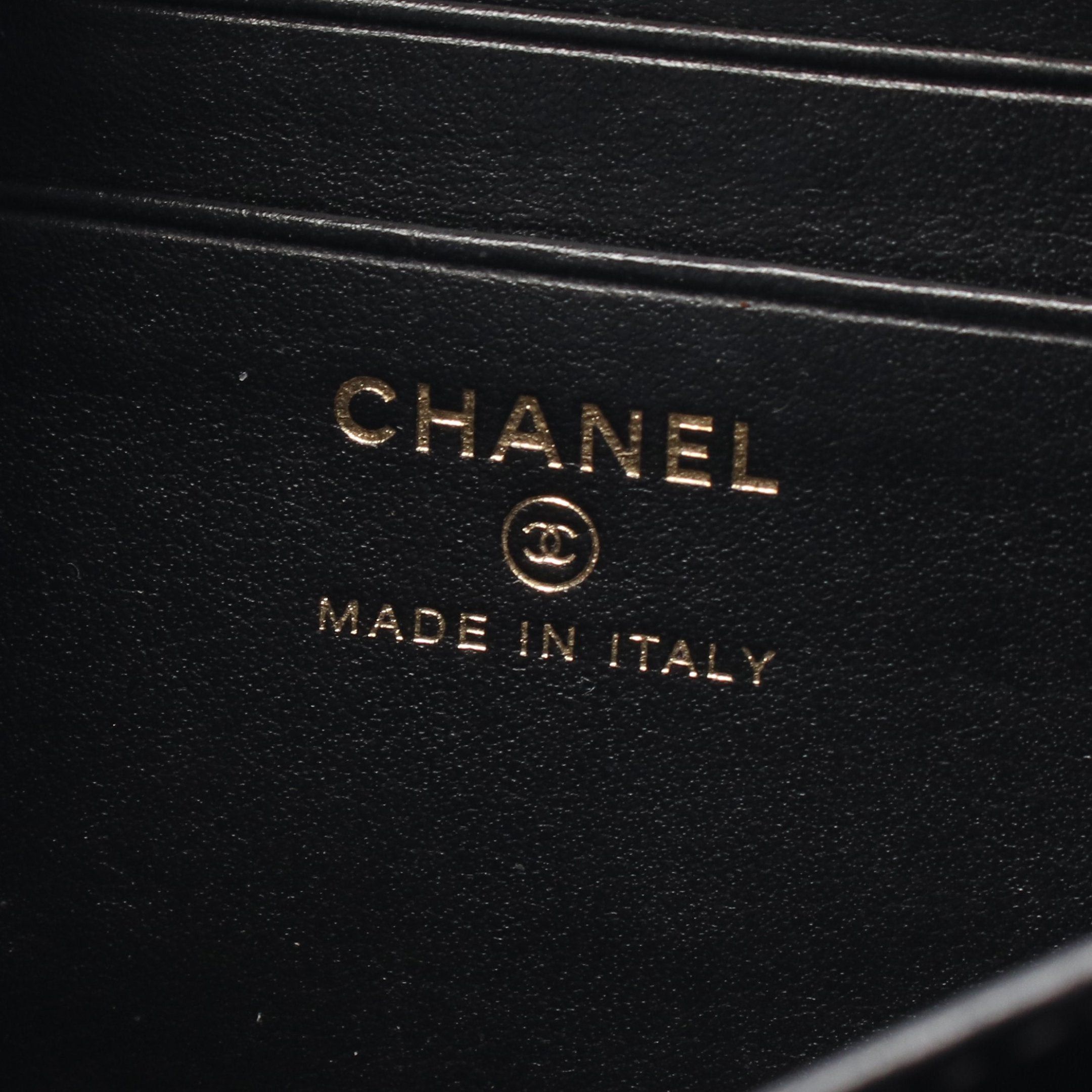 Chanel Chanel Cc Filigree Mini Vanity Chain Shoulder Bag Caviar Skin Black Gold Hardware Size ONE SIZE - 4 Thumbnail
