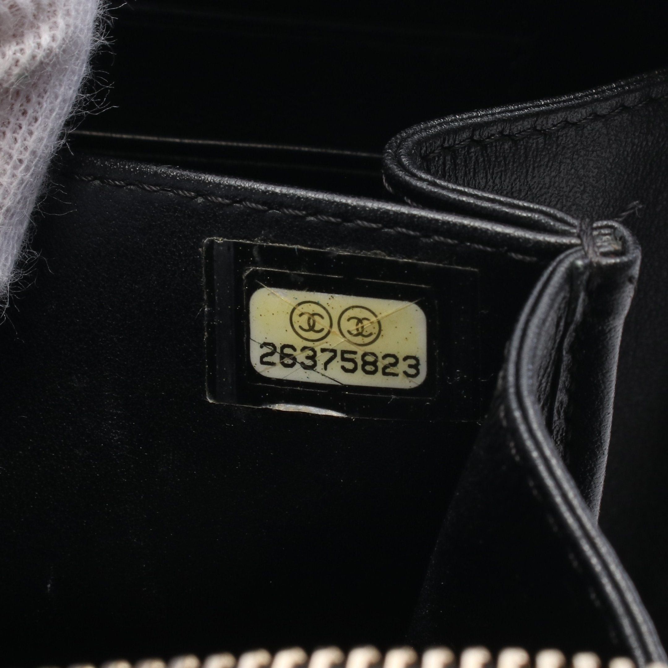 Chanel Chanel Cc Filigree Mini Vanity Chain Shoulder Bag Caviar Skin Black Gold Hardware Size ONE SIZE - 5 Thumbnail