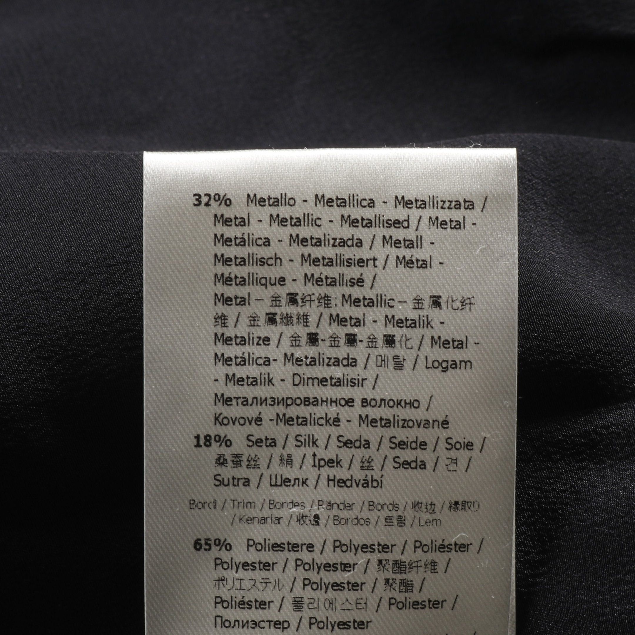 Fendi Fendi Jacket Floral Pattern Rayon Black Gray Hook Button Size ONE SIZE - 6 Thumbnail