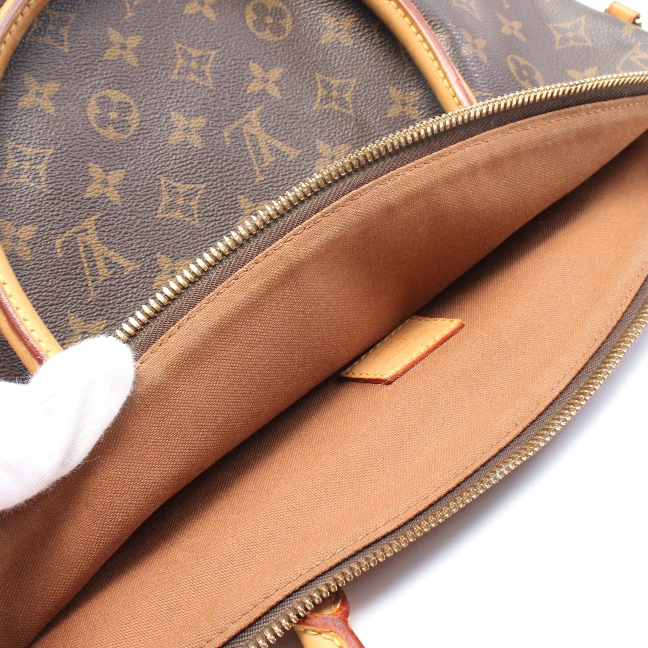 Louis Vuitton Louis Vuitton Lockit Horizontal Monogram Handbag Tote Bag Leather Brown Size ONE SIZE - 8 Thumbnail