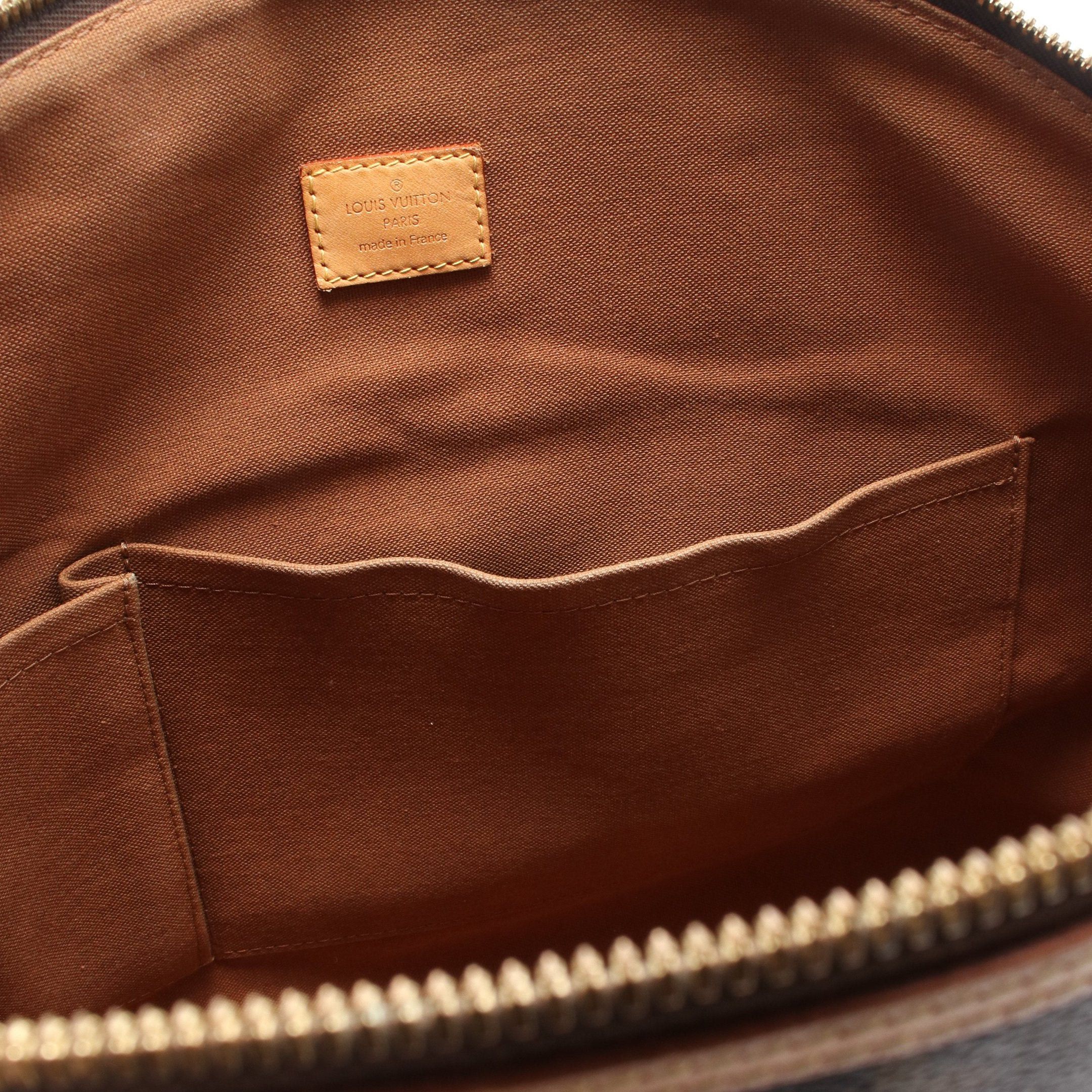 Louis Vuitton Louis Vuitton Lockit Horizontal Monogram Handbag Tote Bag Leather Brown Size ONE SIZE - 6 Thumbnail