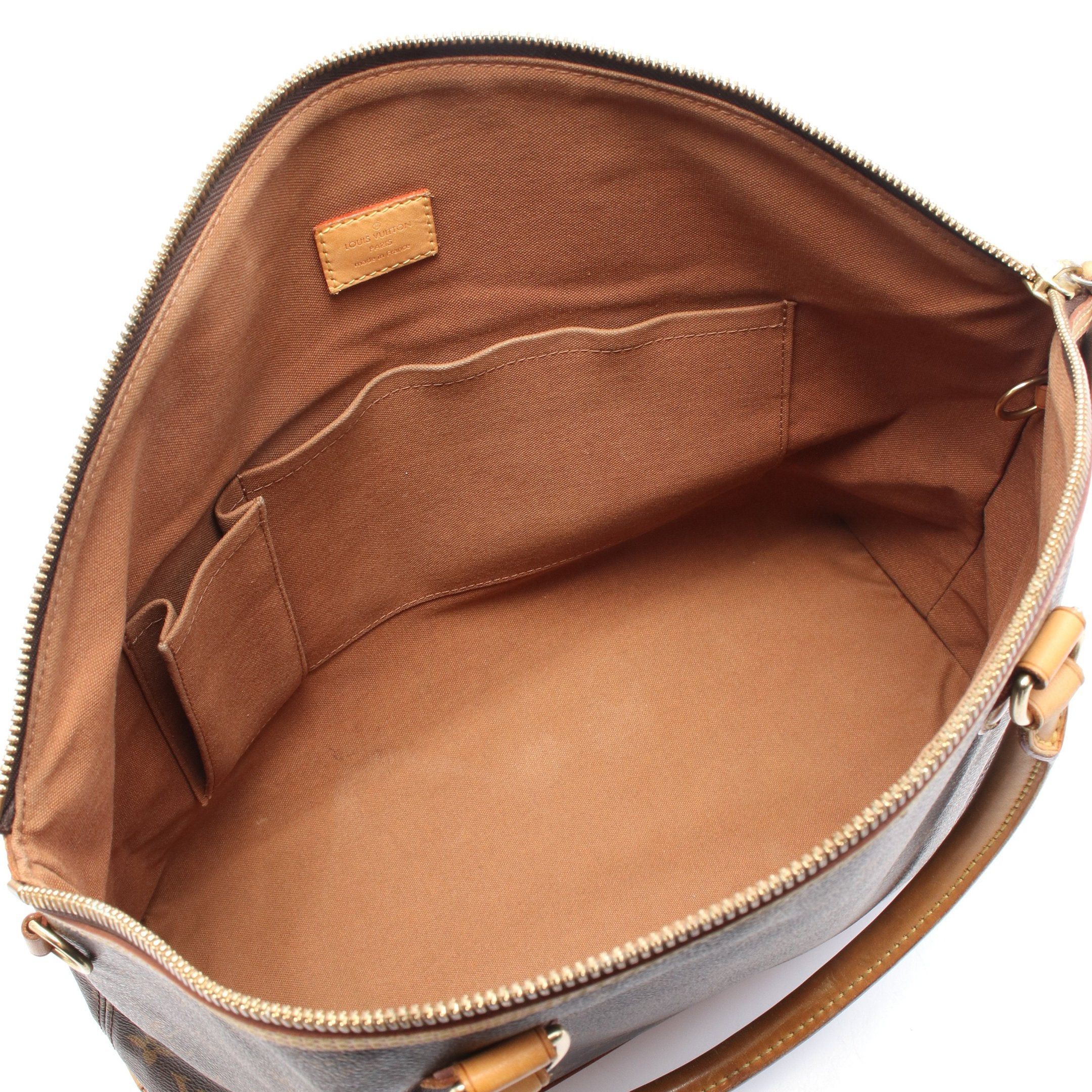 Louis Vuitton Louis Vuitton Lockit Horizontal Monogram Handbag Tote Bag Leather Brown Size ONE SIZE - 3 Thumbnail