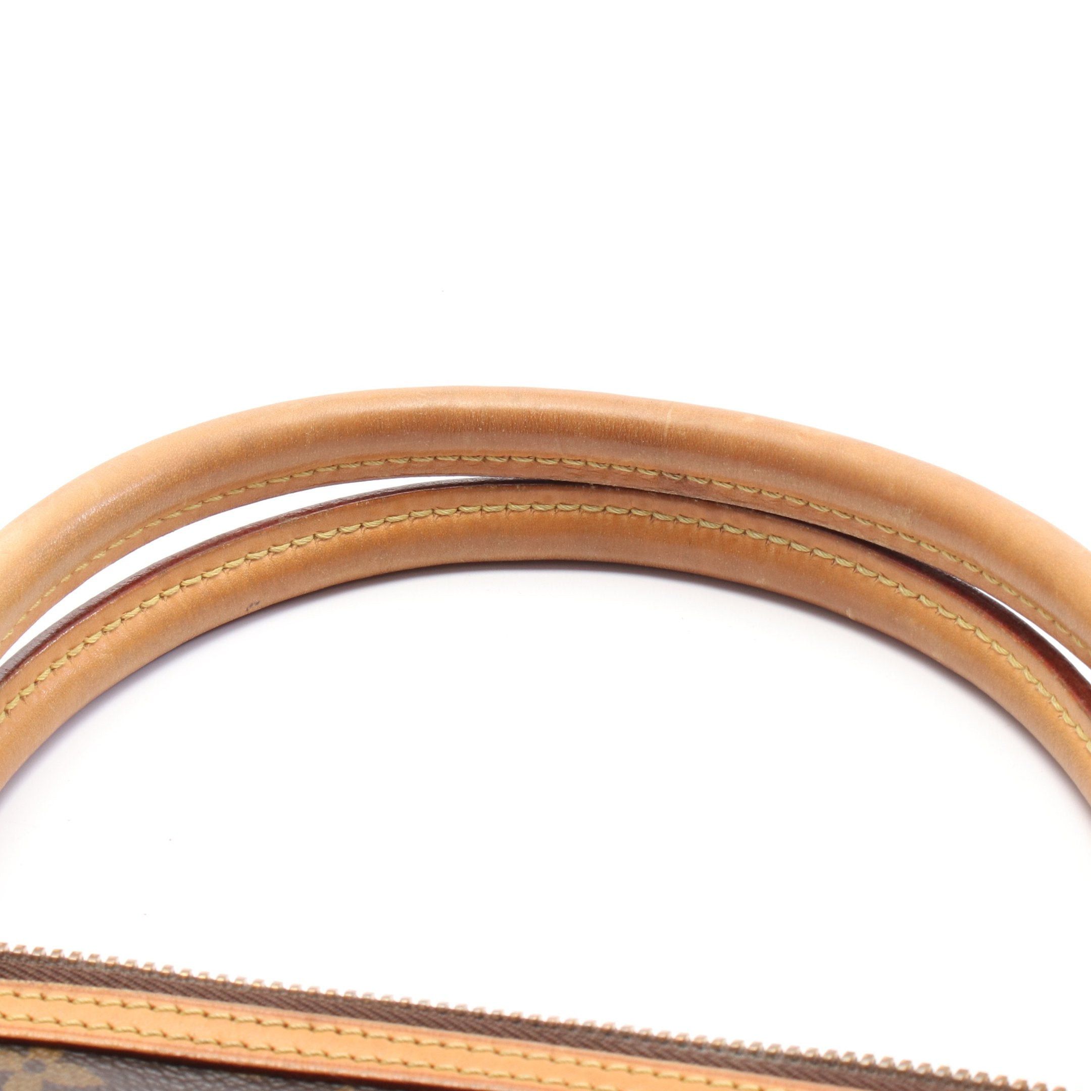 Louis Vuitton Louis Vuitton Lockit Horizontal Monogram Handbag Tote Bag Leather Brown Size ONE SIZE - 9 Thumbnail
