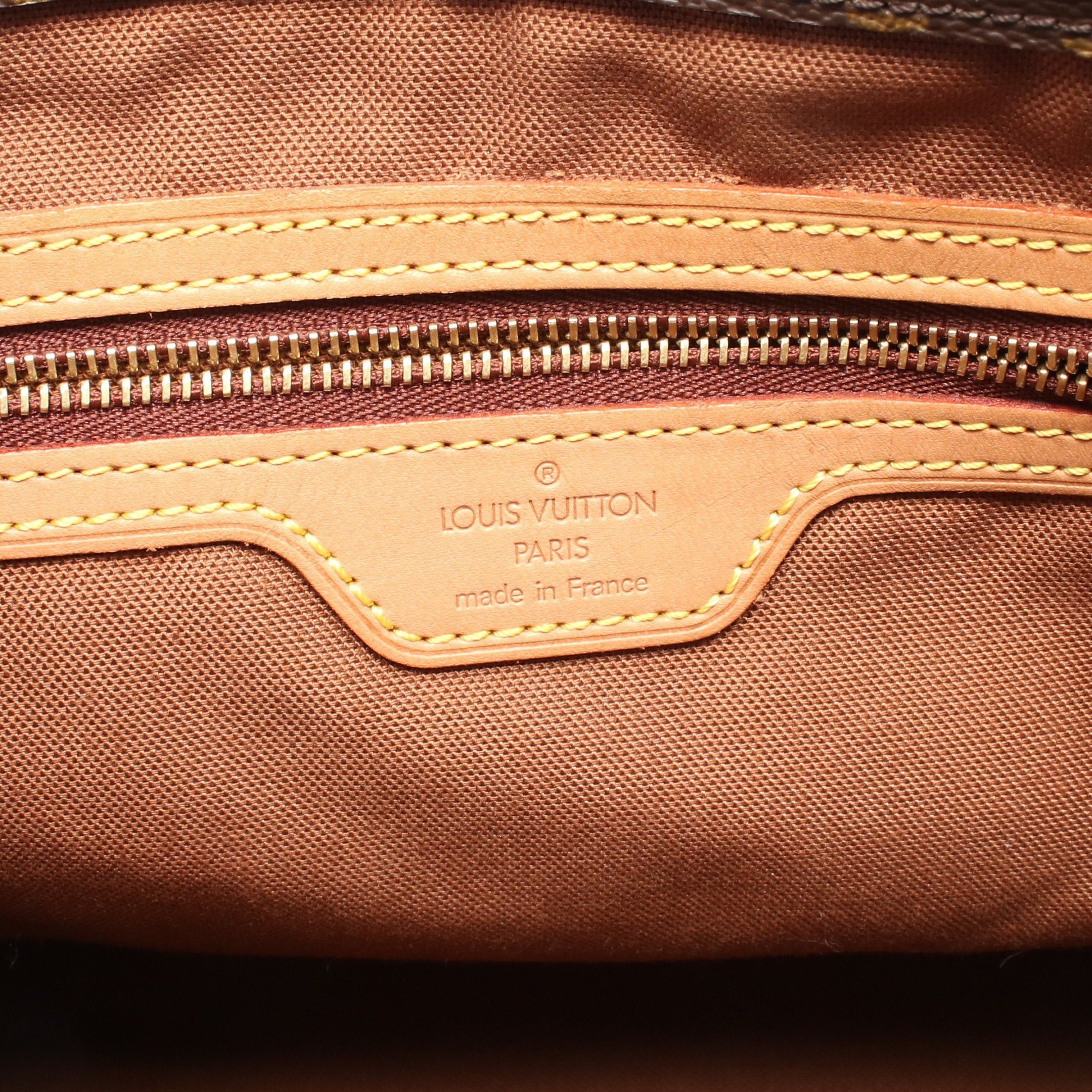 Louis Vuitton Louis Vuitton Cabas Piano Monogram Shoulder Bag Leather Brown Size ONE SIZE - 4 Thumbnail