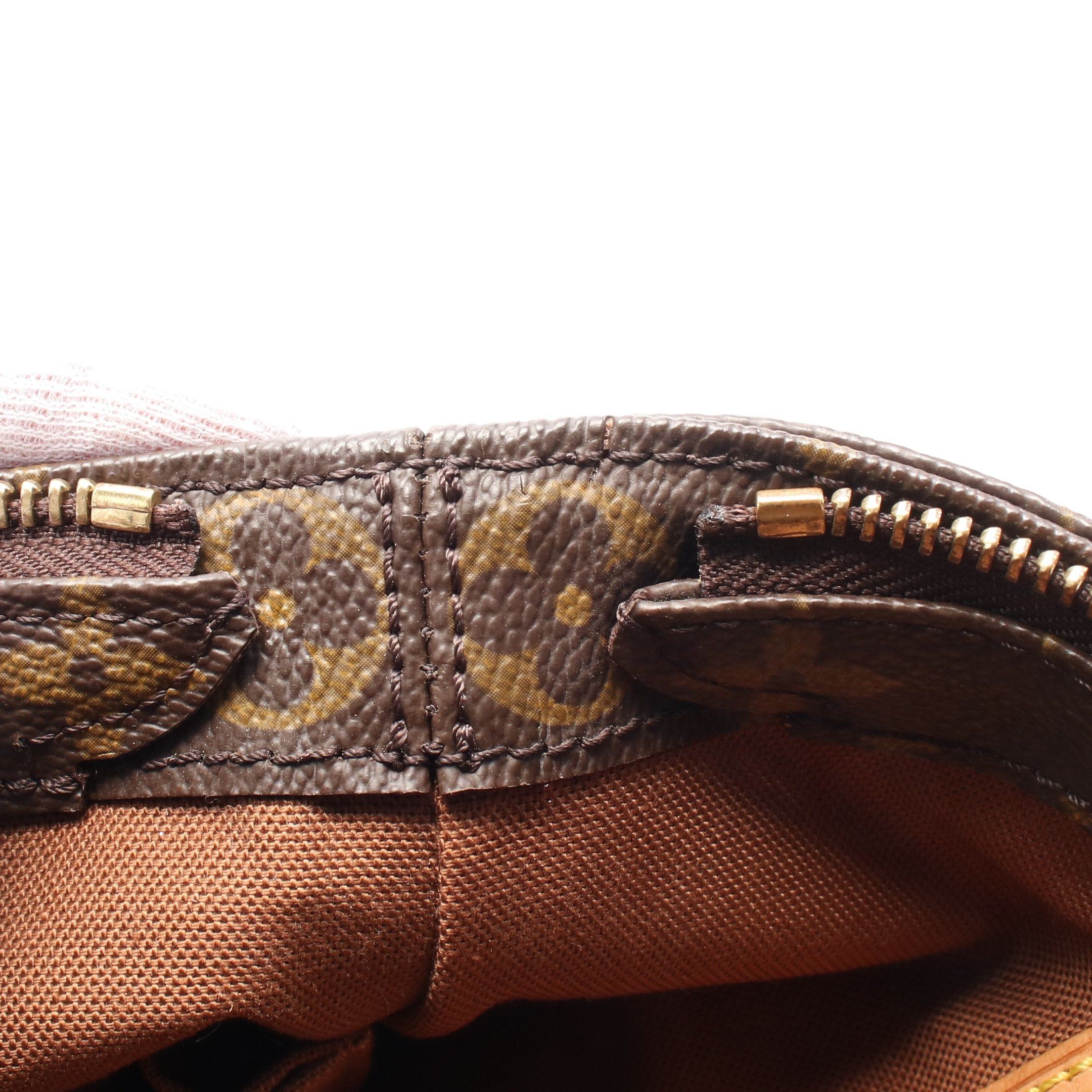 Louis Vuitton Louis Vuitton Cabas Piano Monogram Shoulder Bag Leather Brown Size ONE SIZE - 6 Thumbnail