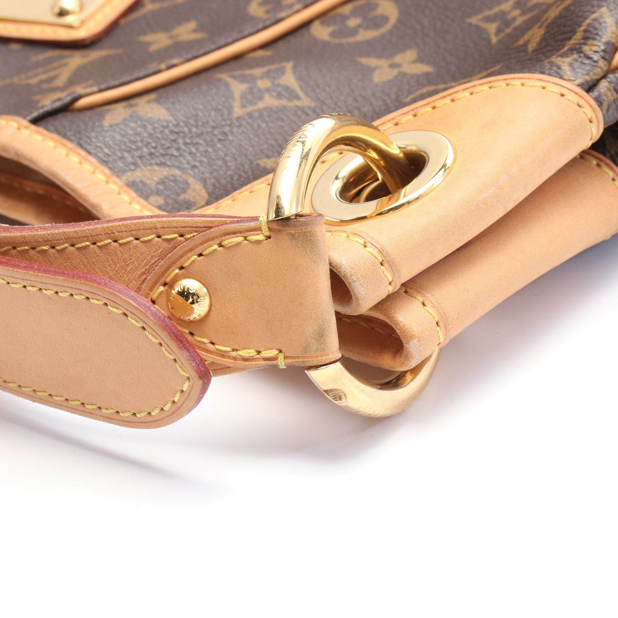 Louis Vuitton Louis Vuitton Galliera Pm Monogram One Shoulder Bag Leather Brown Size ONE SIZE - 11 Thumbnail
