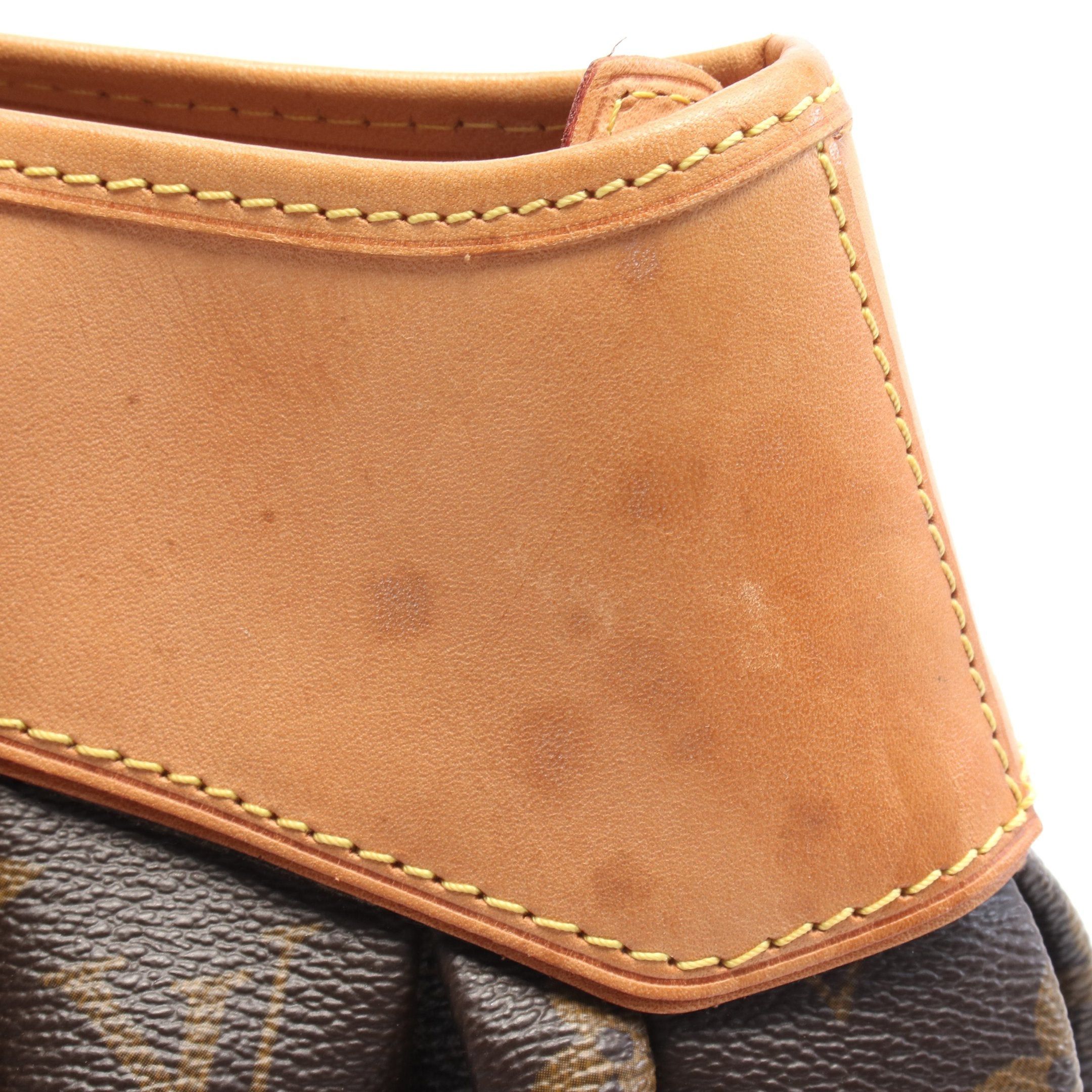 Louis Vuitton Louis Vuitton Boesi Mm Monogram Shoulder Bag Leather Brown Size ONE SIZE - 6 Thumbnail