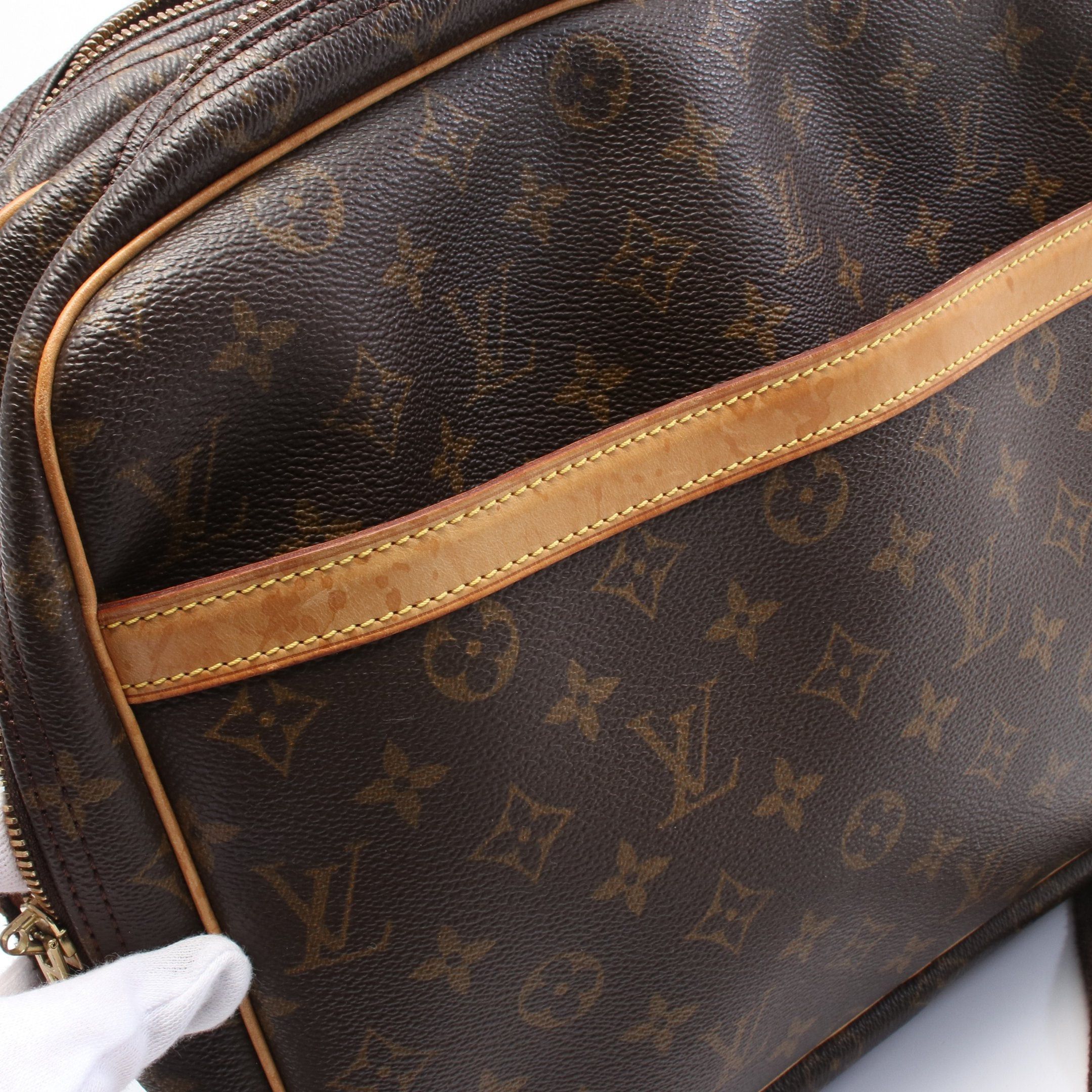 Louis Vuitton Louis Vuitton Reporter Gm Monogram Shoulder Bag Leather Brown Size ONE SIZE - 6 Thumbnail