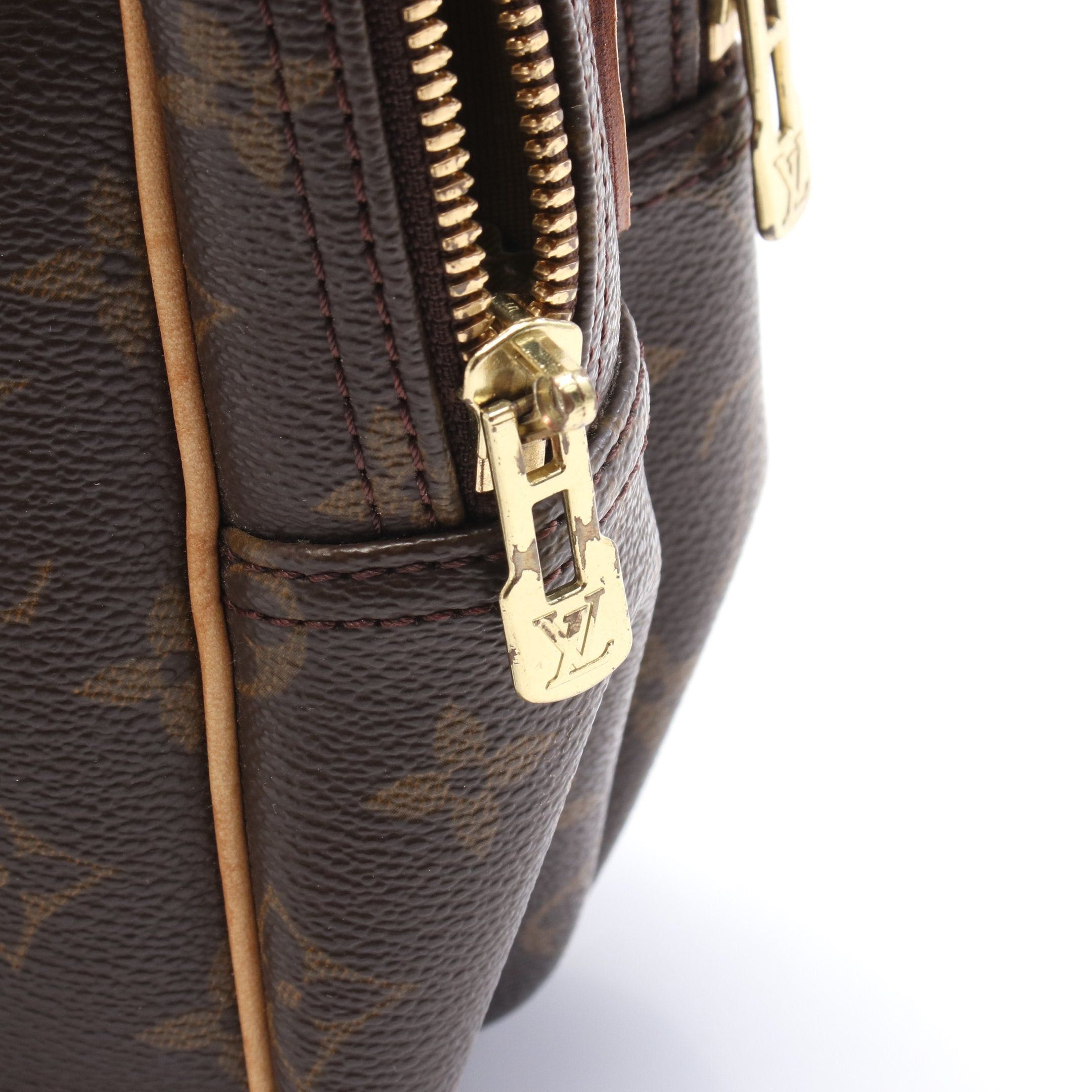 Louis Vuitton Louis Vuitton Reporter Gm Monogram Shoulder Bag Leather Brown Size ONE SIZE - 8 Thumbnail