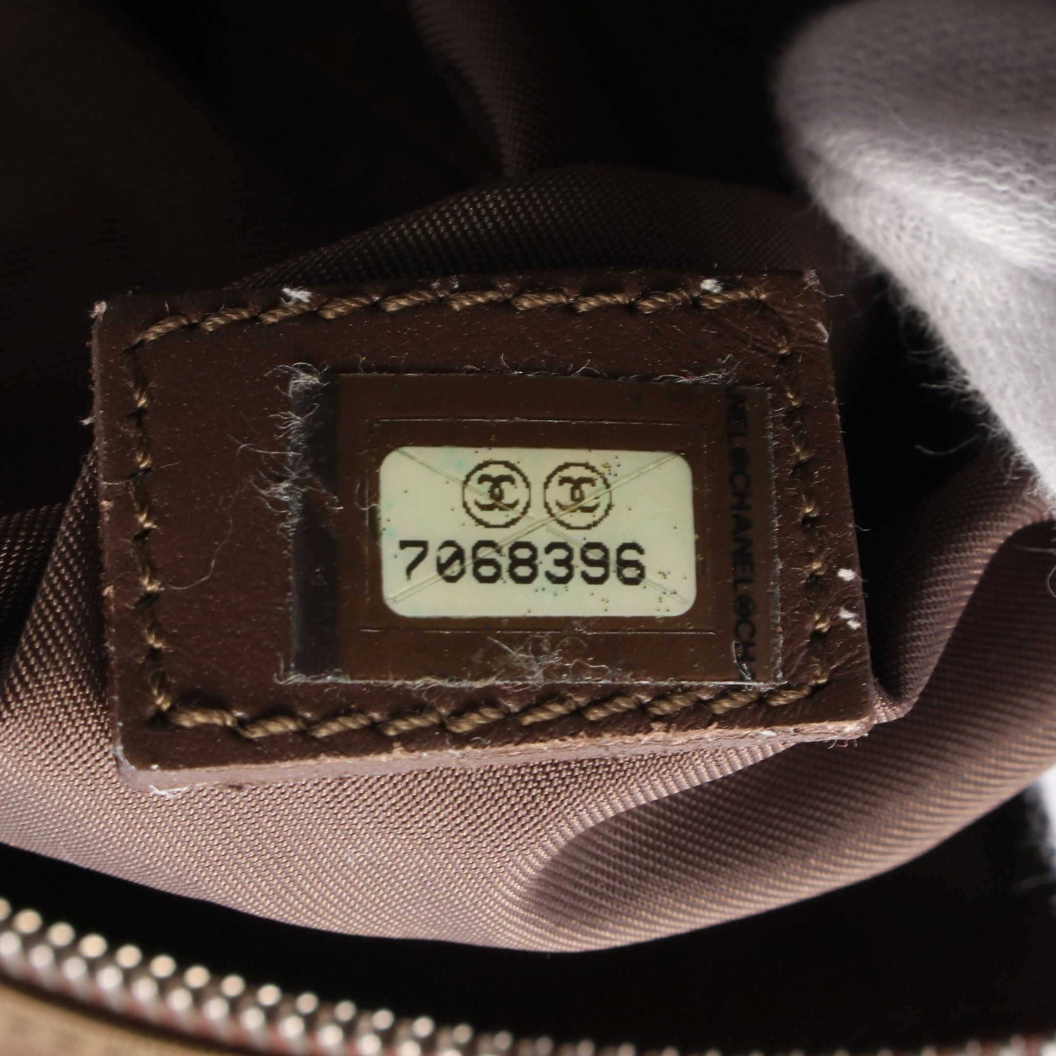 Chanel Chanel New Travel Line Gm Shoulder Bag Tote Nylon Canvas Leather Khaki Brown Silver Hardware Size ONE SIZE - 5 Thumbnail
