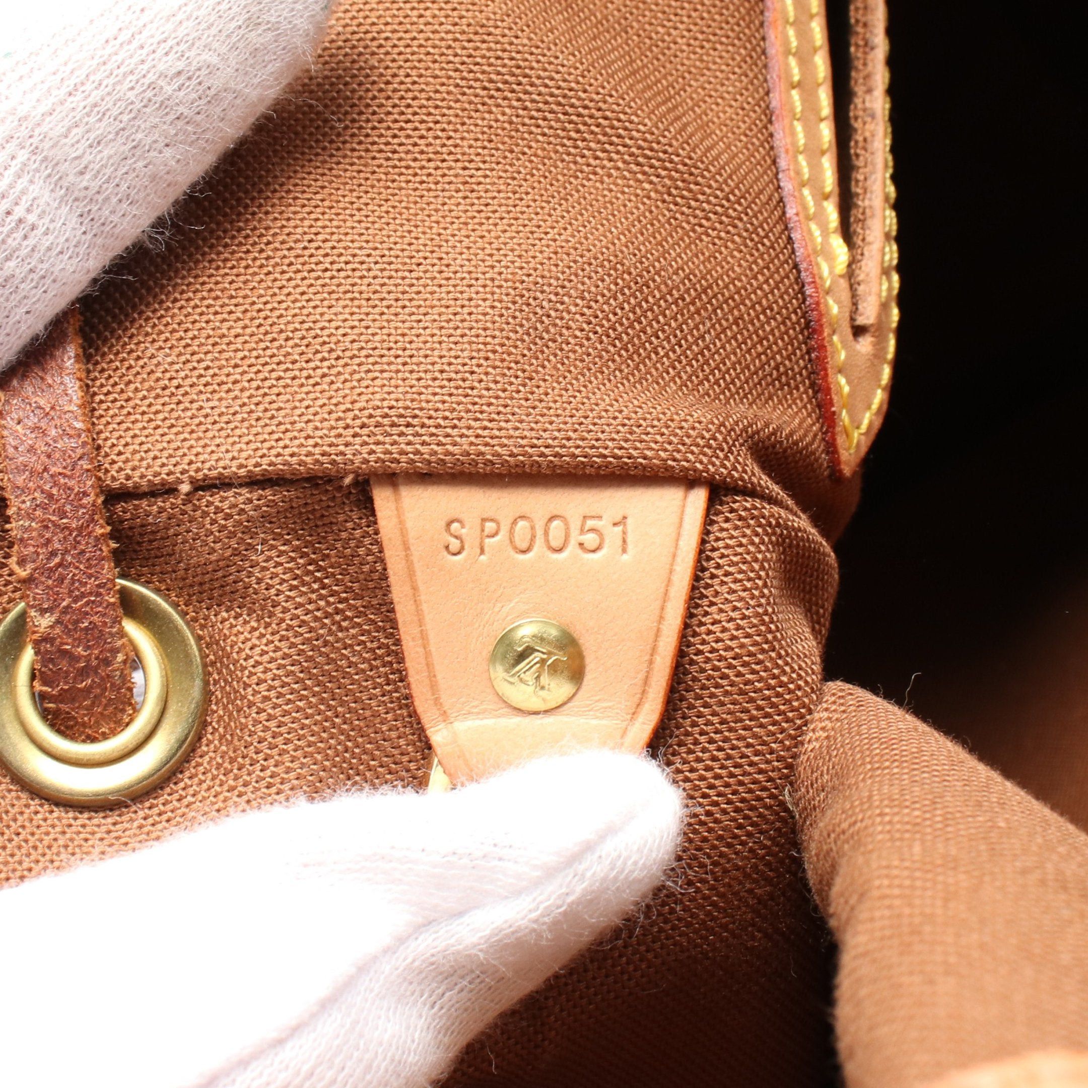 Louis Vuitton Louis Vuitton Montsouris Mm Monogram Backpack Rucksack Leather Brown Size ONE SIZE - 5 Thumbnail