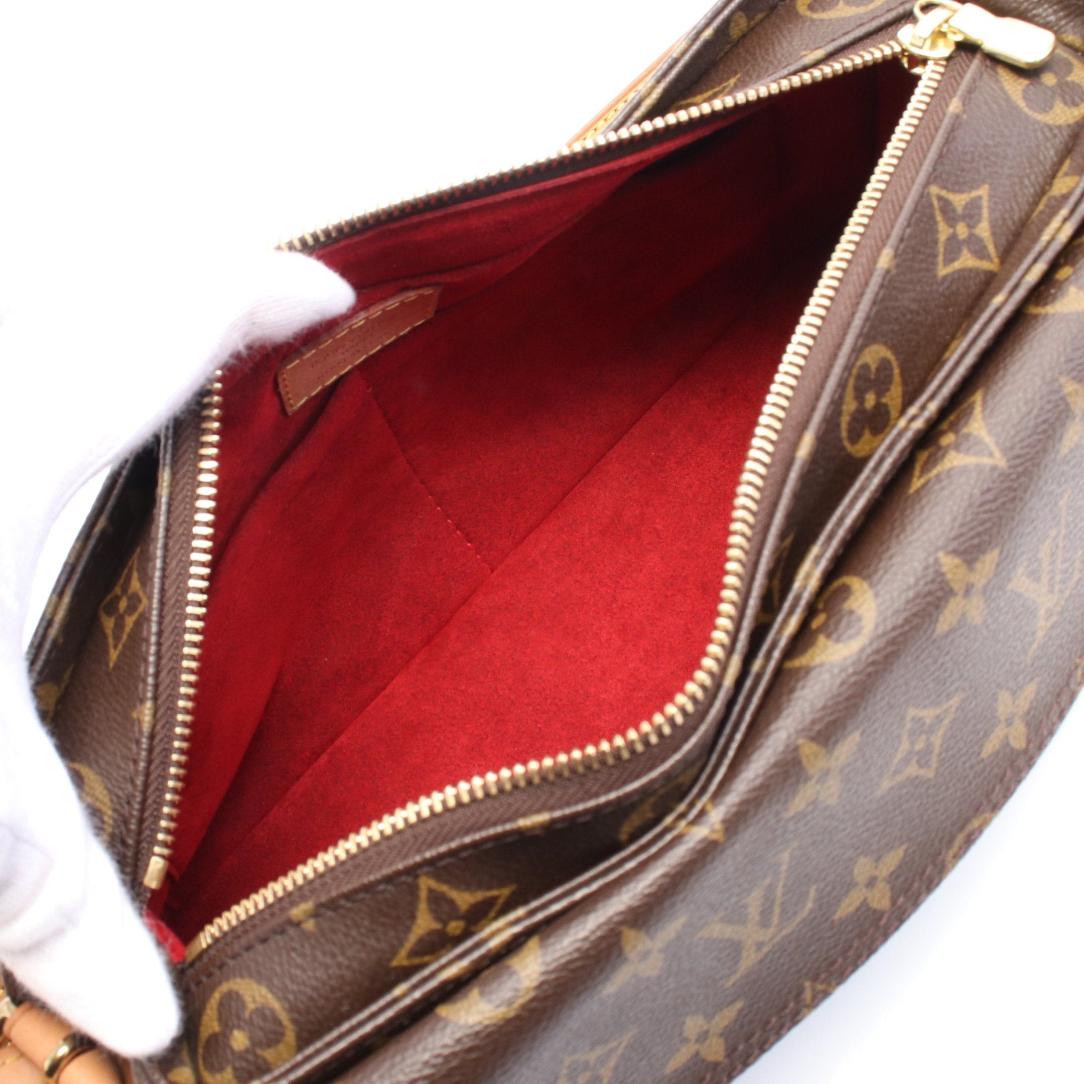 Louis Vuitton Louis Vuitton Vivacite Mm Monogram Shoulder Bag Leather Brown Size ONE SIZE - 3 Thumbnail