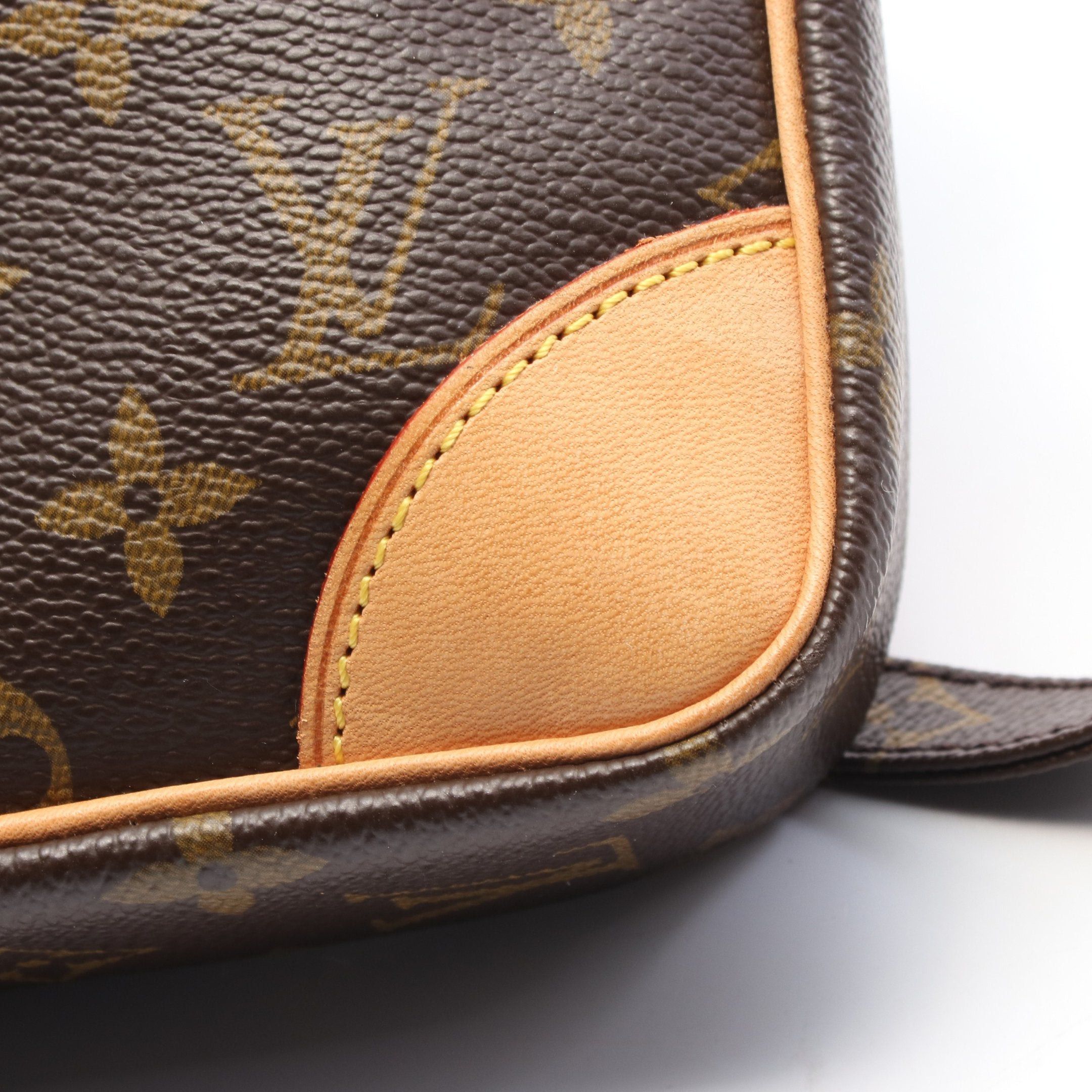 Louis Vuitton Louis Vuitton Danube Monogram Shoulder Bag Leather Brown Size ONE SIZE - 6 Thumbnail