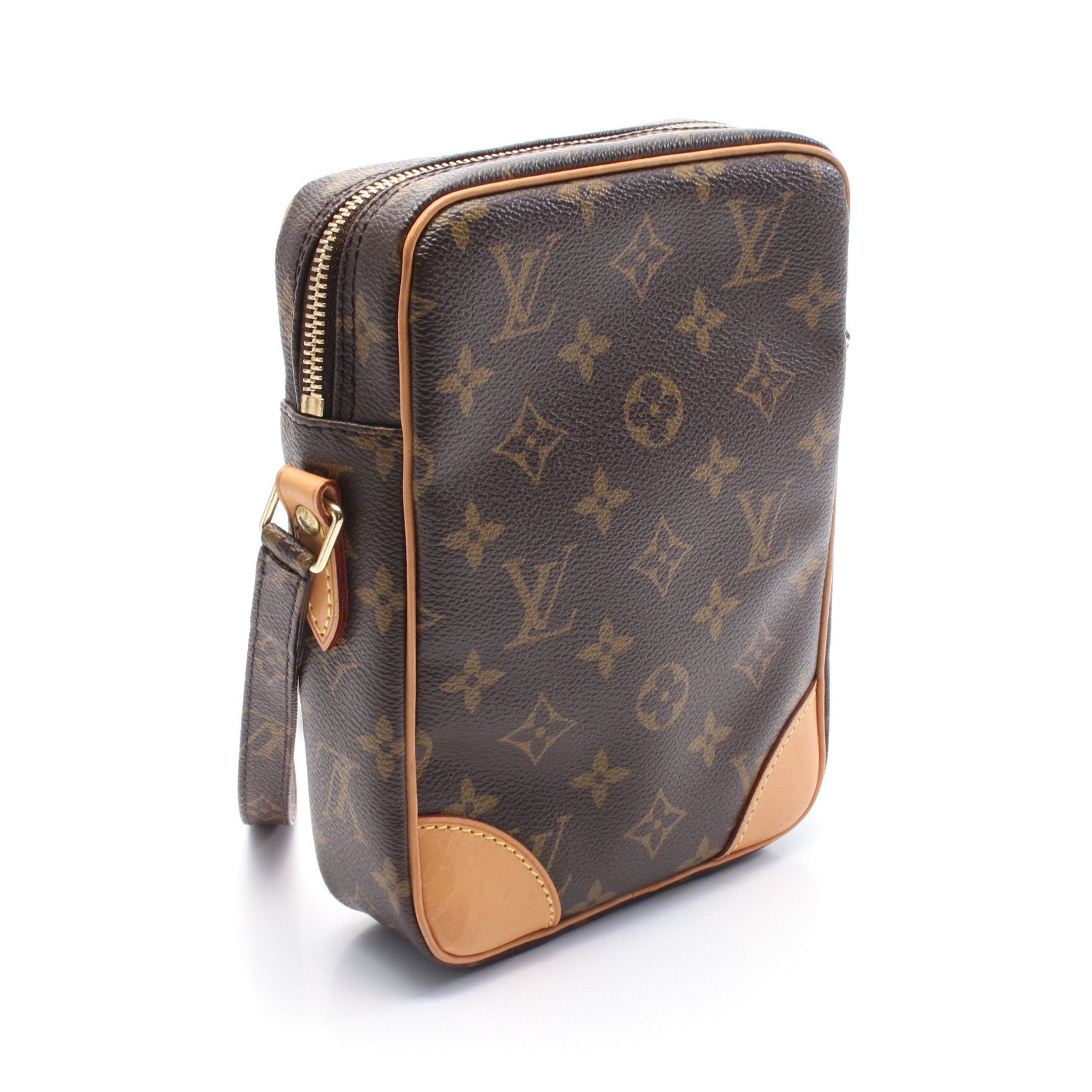 Louis Vuitton Louis Vuitton Danube Monogram Shoulder Bag Leather Brown Size ONE SIZE - 2 Thumbnail