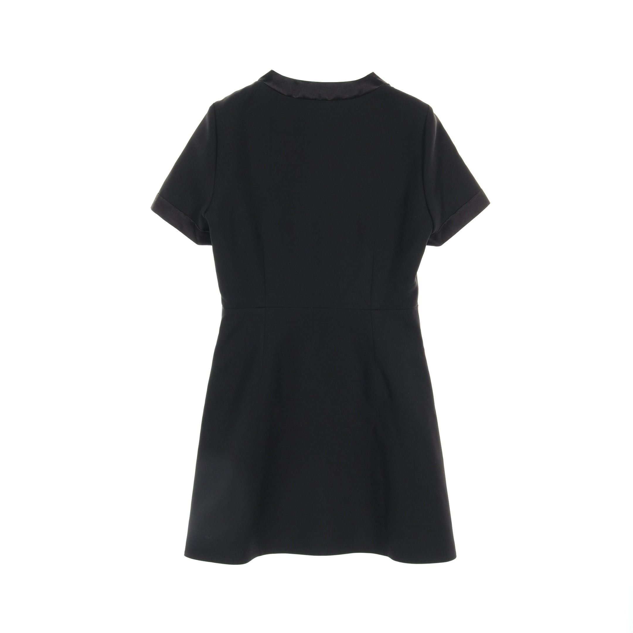 Gucci Gucci One Piece Rayon Silk Black Front Zip Size ONE SIZE - 2 Thumbnail