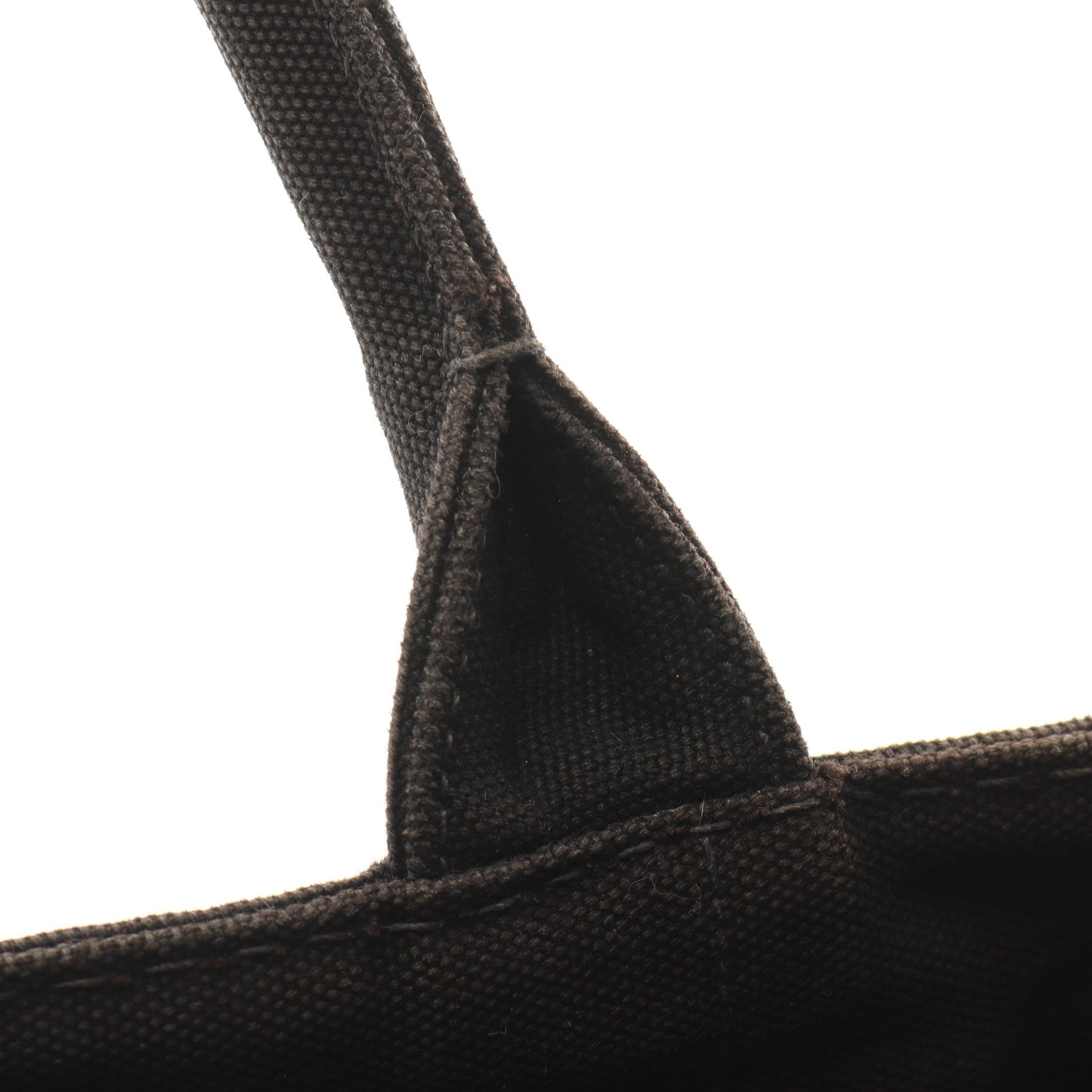 Prada Prada Canapa Kanapa Handbag Tote Bag Canvas Black Size ONE SIZE - 8 Thumbnail