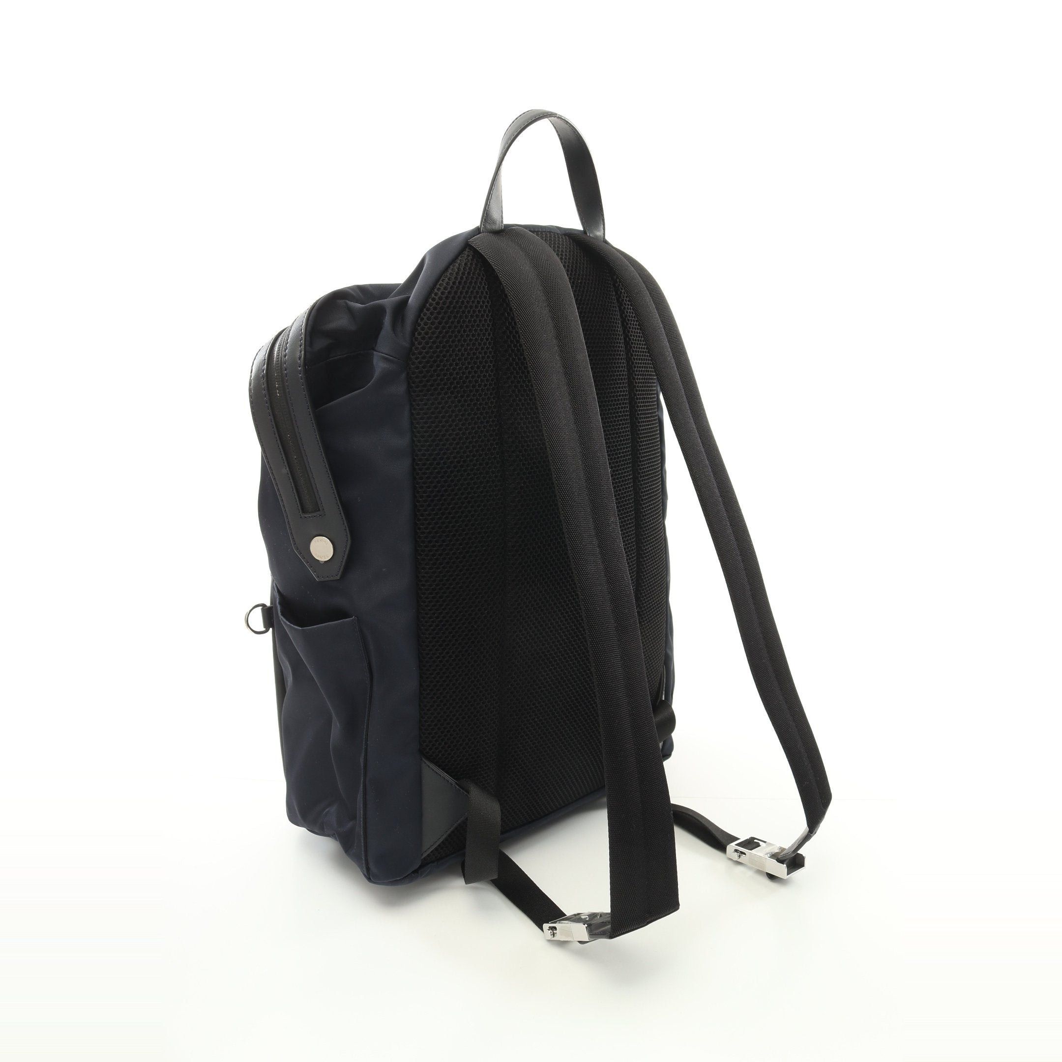 Fendi Fendi Vocabulary Blue Backpack Rucksack Nylon Leather Navy Multicolor Size ONE SIZE - 2 Thumbnail