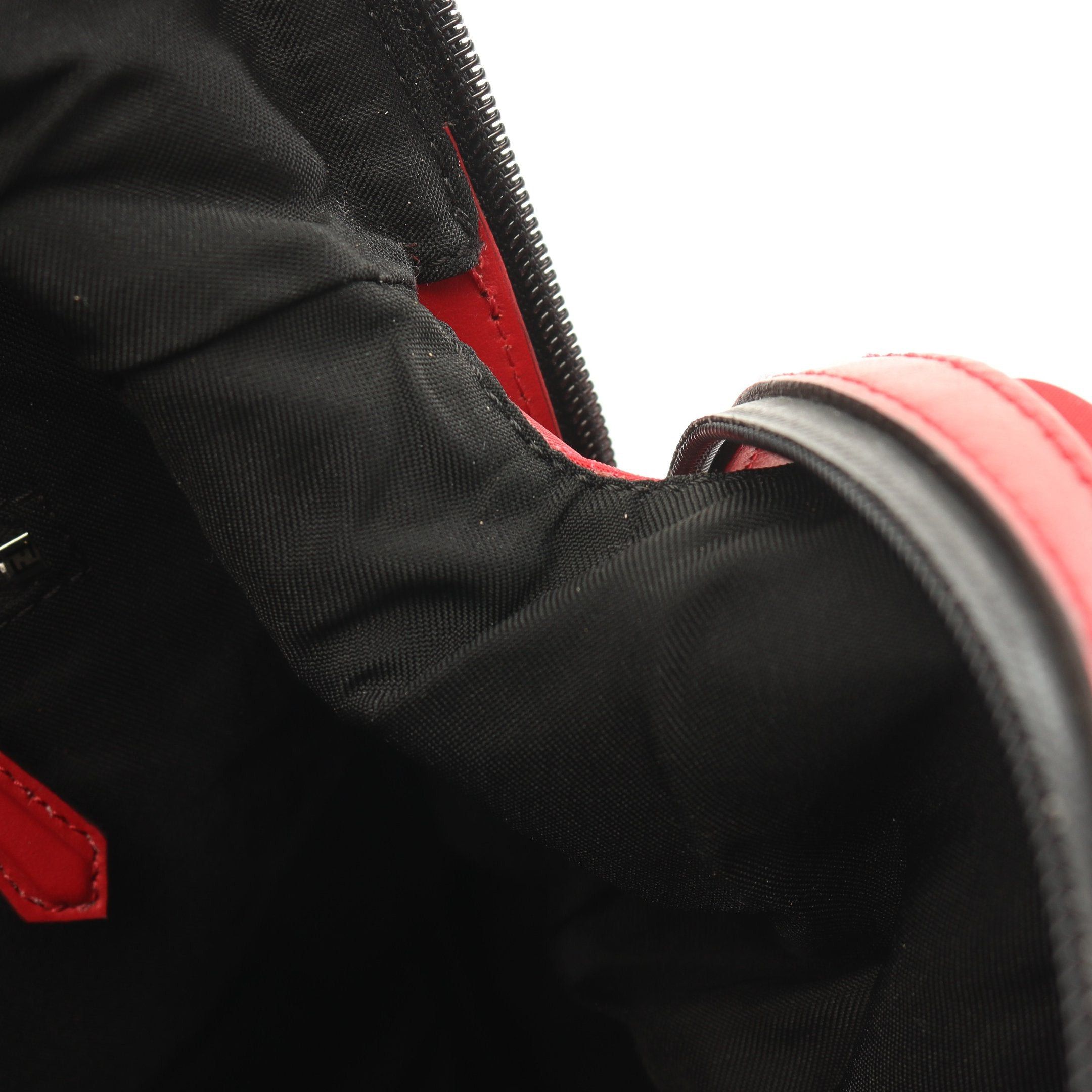 Fendi Fendi Vocabulary Hope Backpack Rucksack Nylon Leather Red Multicolor Size ONE SIZE - 9 Thumbnail