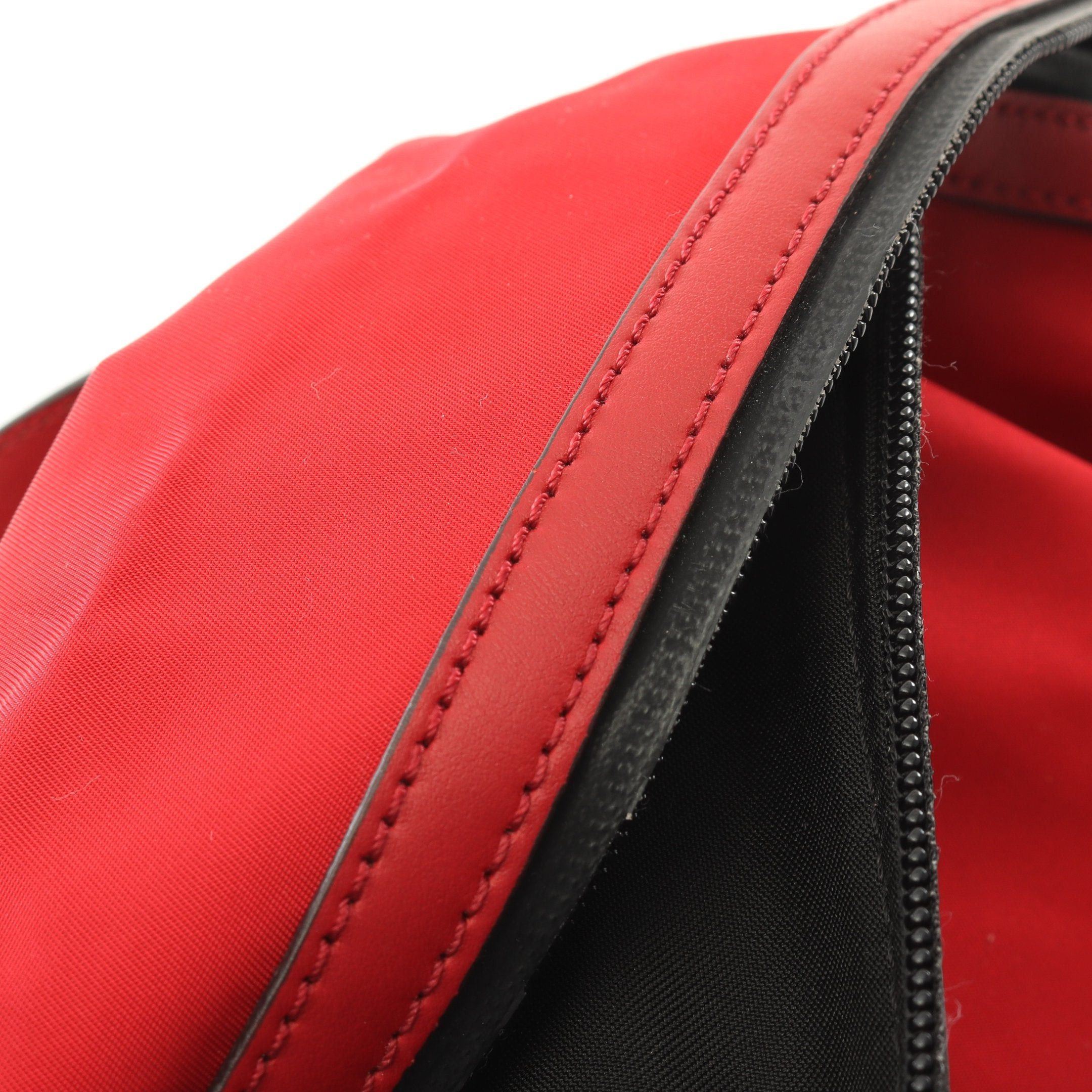 Fendi Fendi Vocabulary Hope Backpack Rucksack Nylon Leather Red Multicolor Size ONE SIZE - 10 Thumbnail