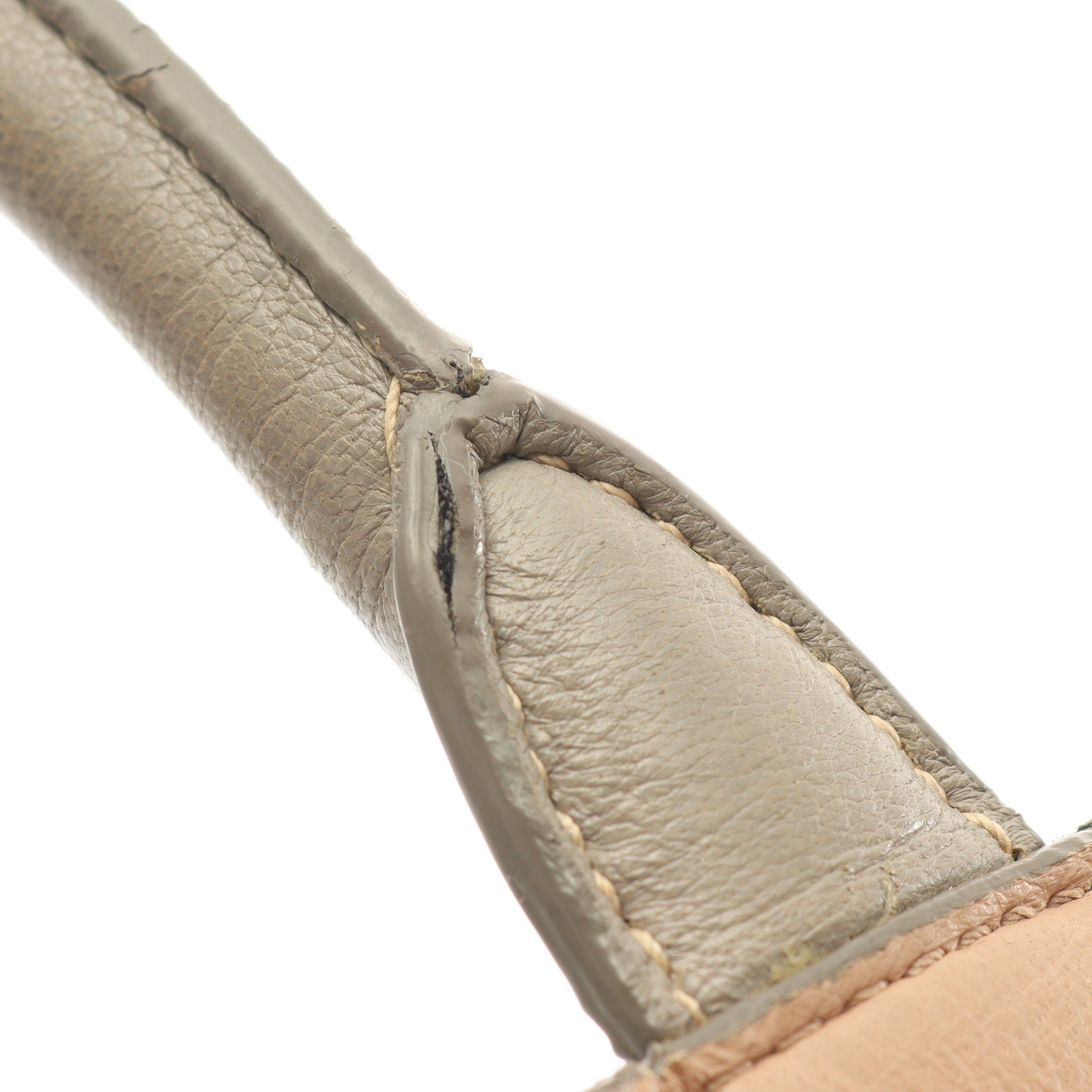 Prada Prada Handbag Tote Bag Deerskin Gray Beige Size ONE SIZE - 5 Thumbnail