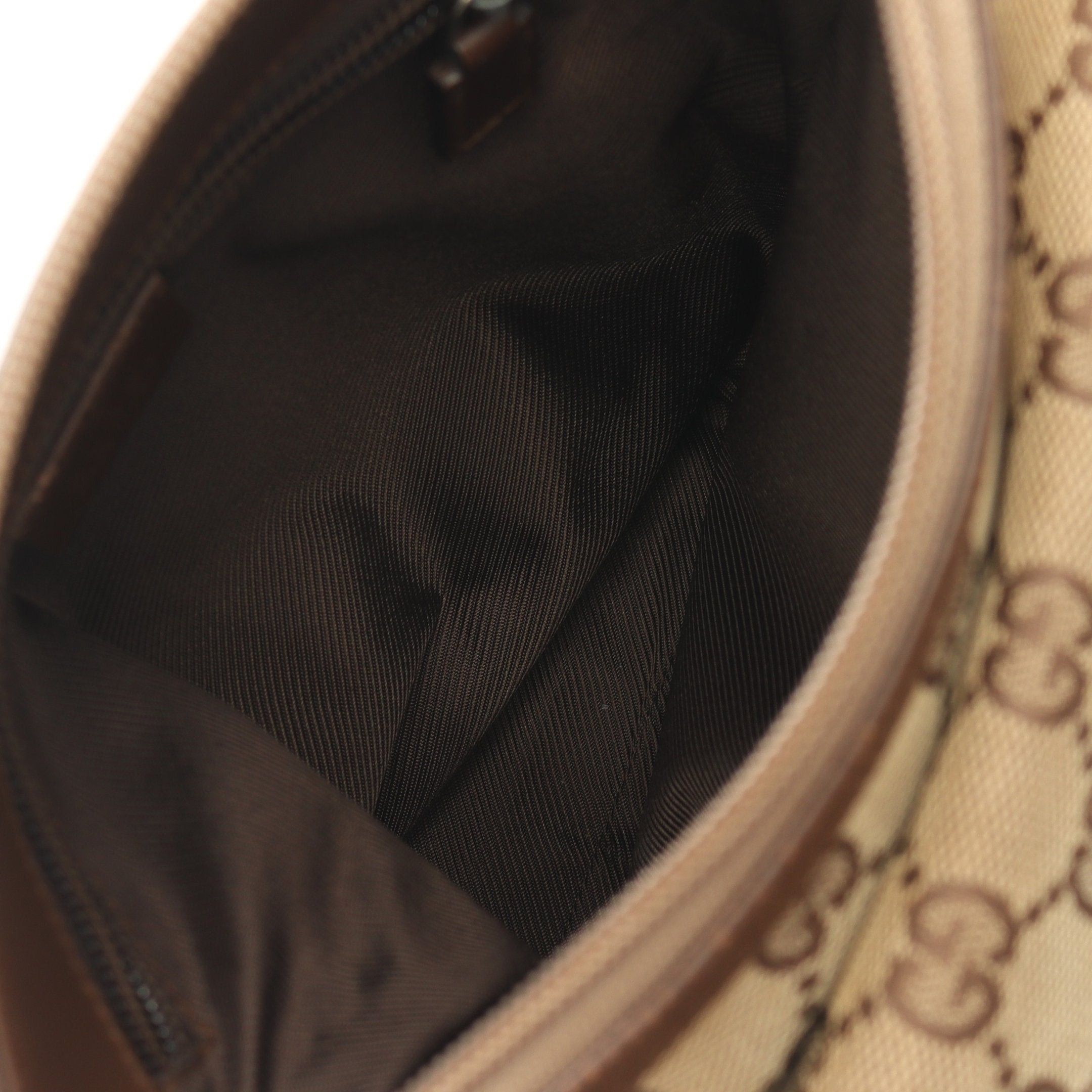 Gucci Gucci Gg Canvas Shoulder Bag Leather Beige Brown Size ONE SIZE - 3 Thumbnail