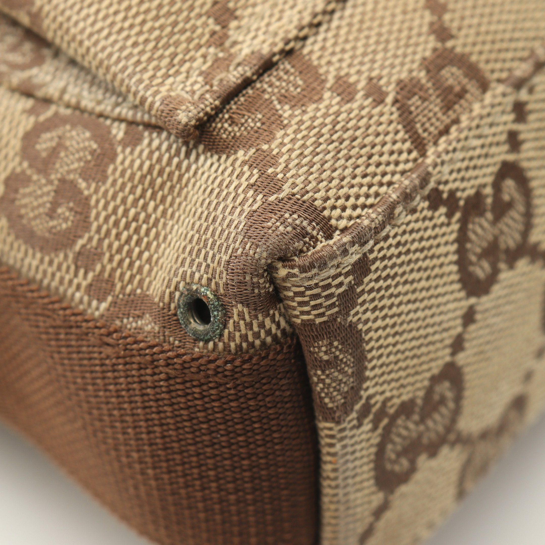 Gucci Gucci Gg Canvas Shoulder Bag Leather Beige Brown Size ONE SIZE - 5 Thumbnail