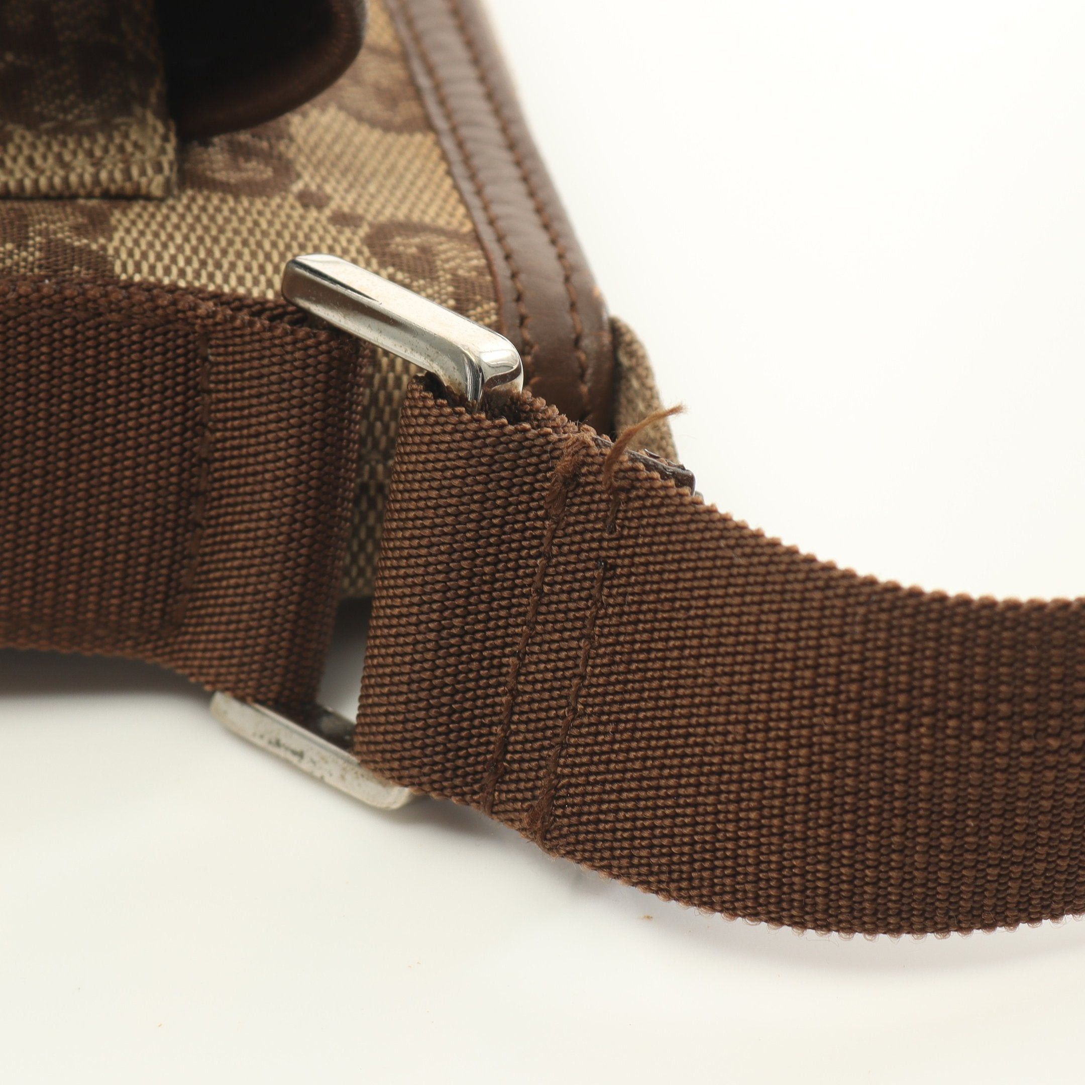 Gucci Gucci Gg Canvas Shoulder Bag Leather Beige Brown Size ONE SIZE - 8 Thumbnail