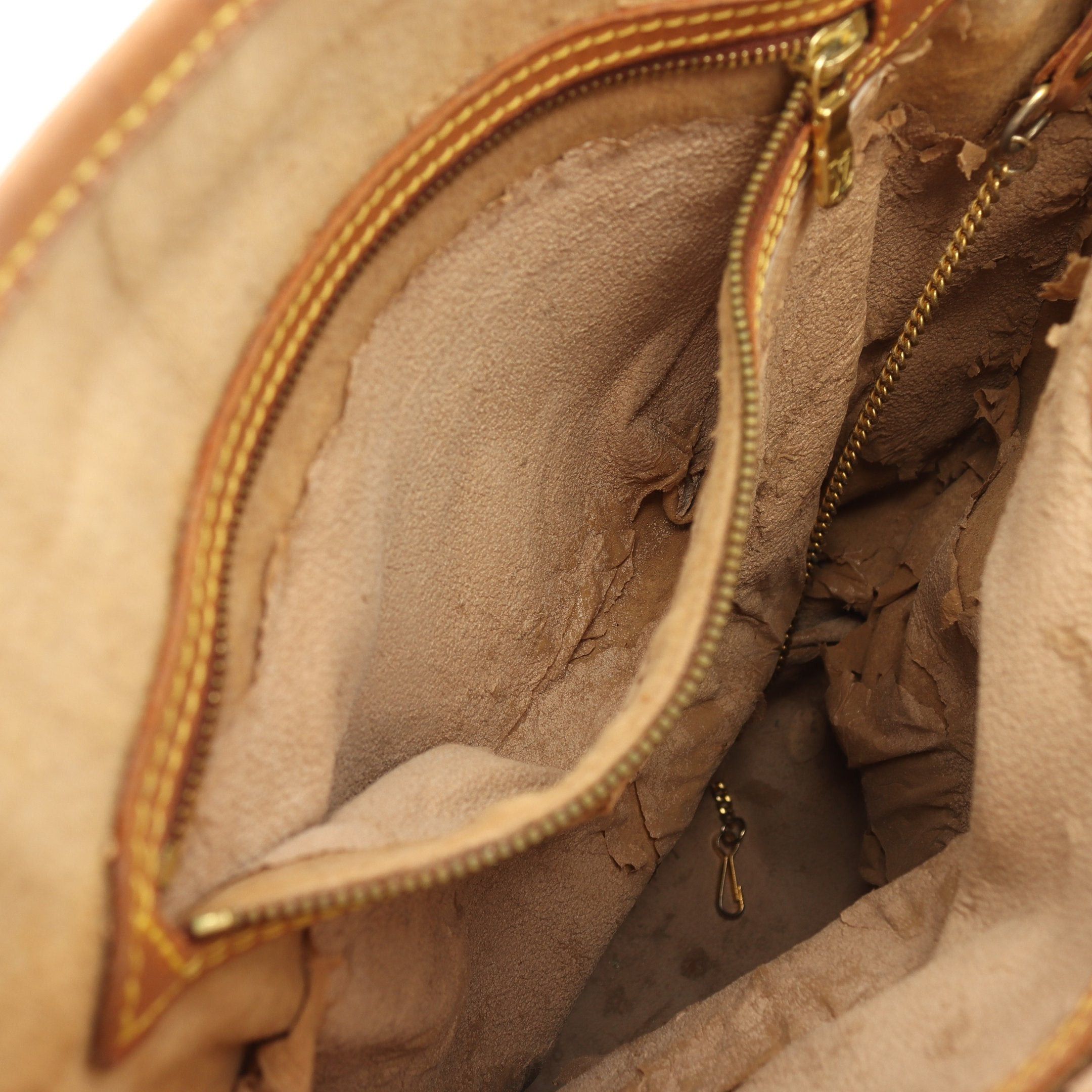 Louis Vuitton Louis Vuitton Bucket Gm Monogram Shoulder Bag Leather Brown Size ONE SIZE - 13 Thumbnail
