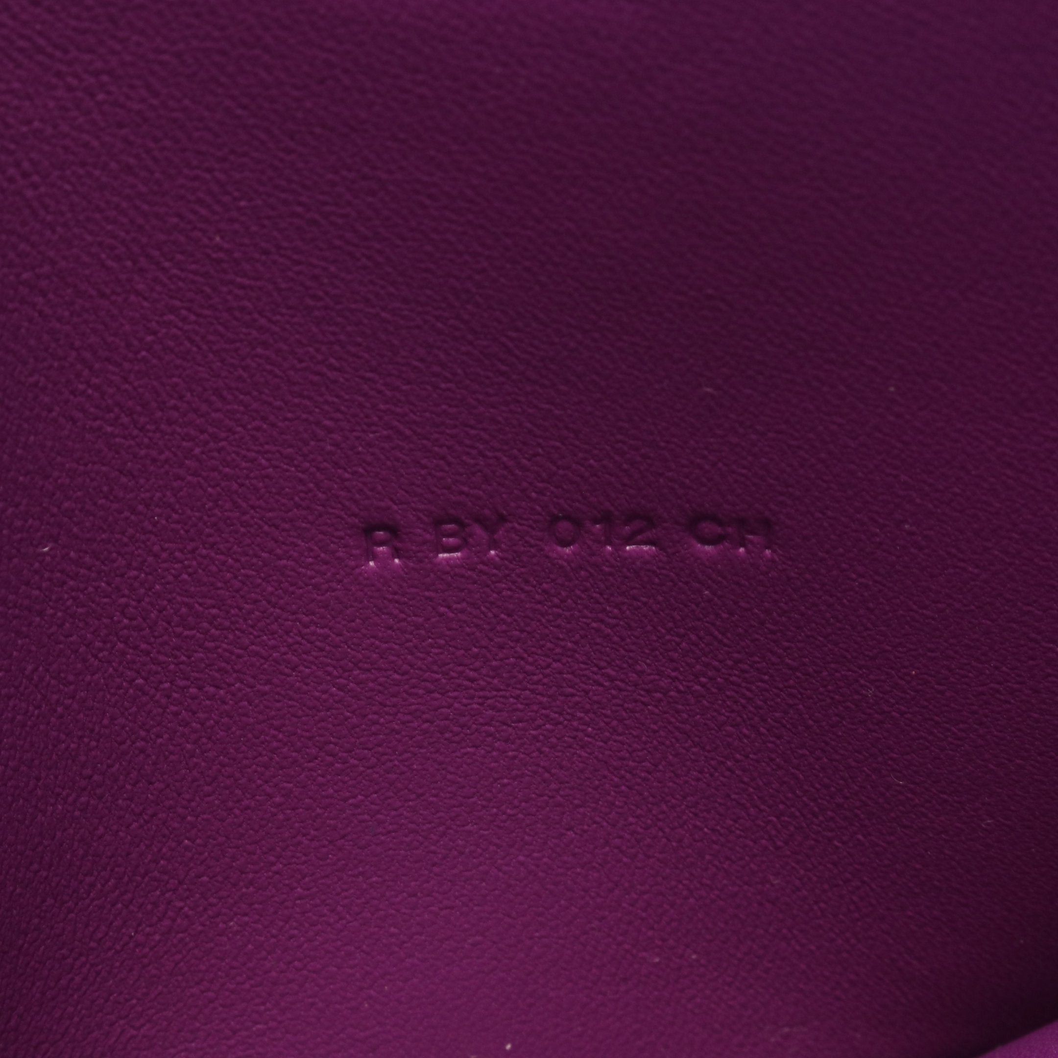 Hermes Hermes Dogon Long Anemone Bi-Fold Wallet Togo Purple Silver Hardware Size ONE SIZE - 5 Thumbnail