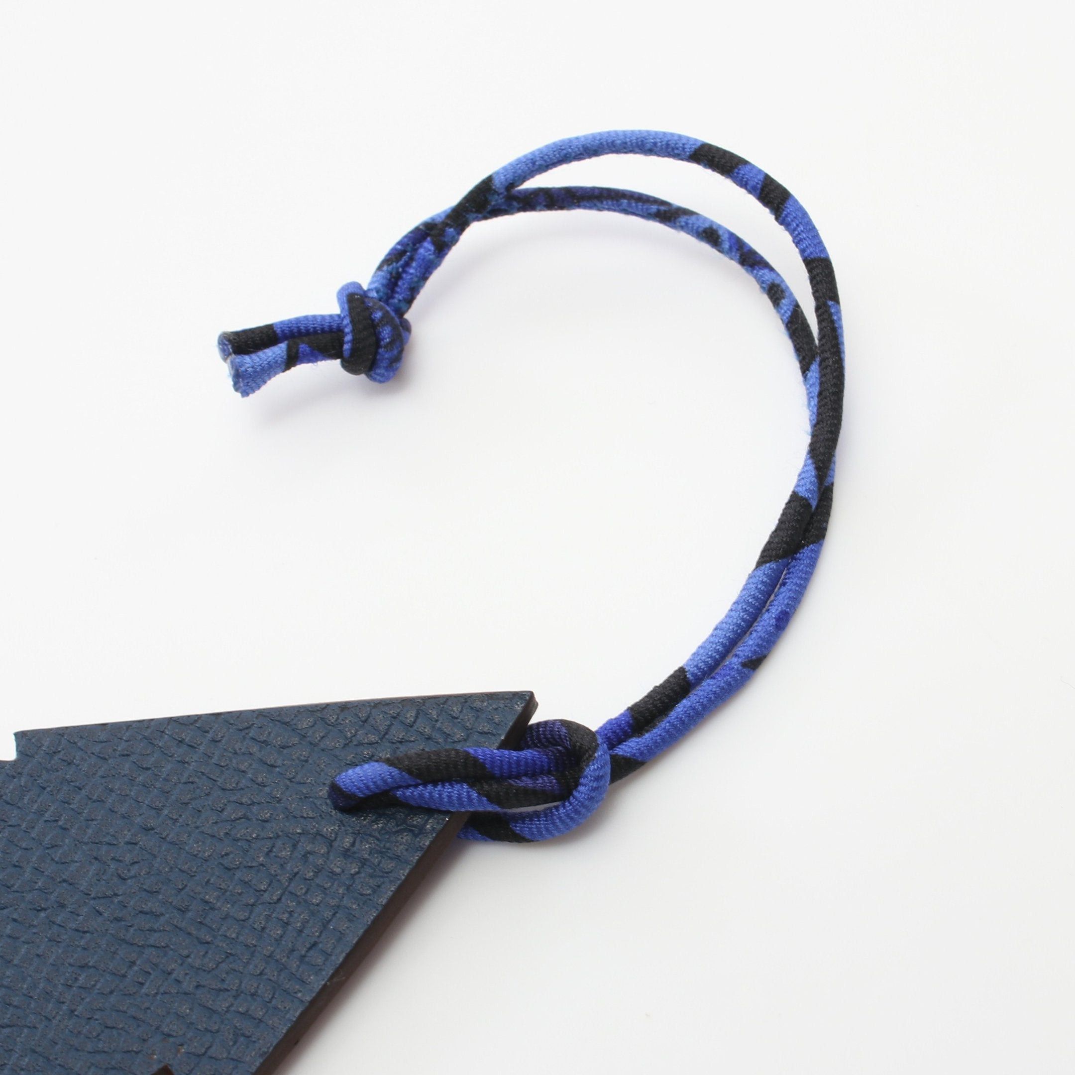 Hermes Hermes Petite Ash Tree Bag Charm Clemence Leather Veau Epsom Dark Navy Purple Size ONE SIZE - 4 Thumbnail