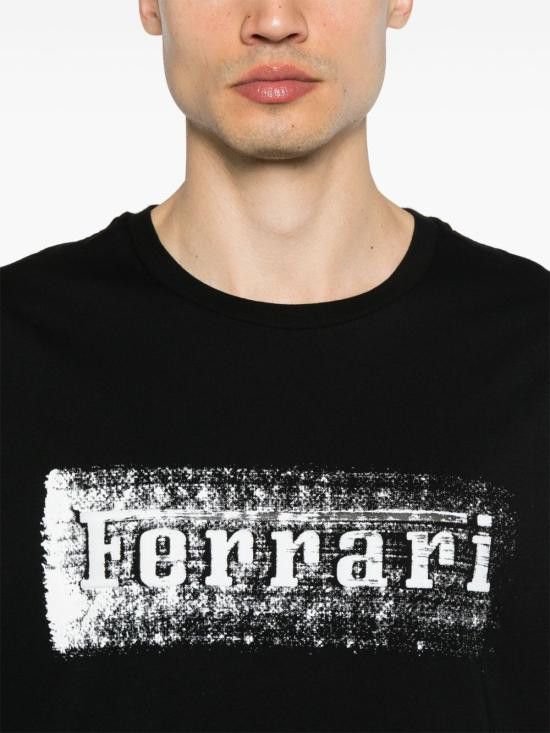 Ferrari FERRARI Men T-Shirts 21969 01 Black Size US XL / EU 56 / 4 - 2 Thumbnail