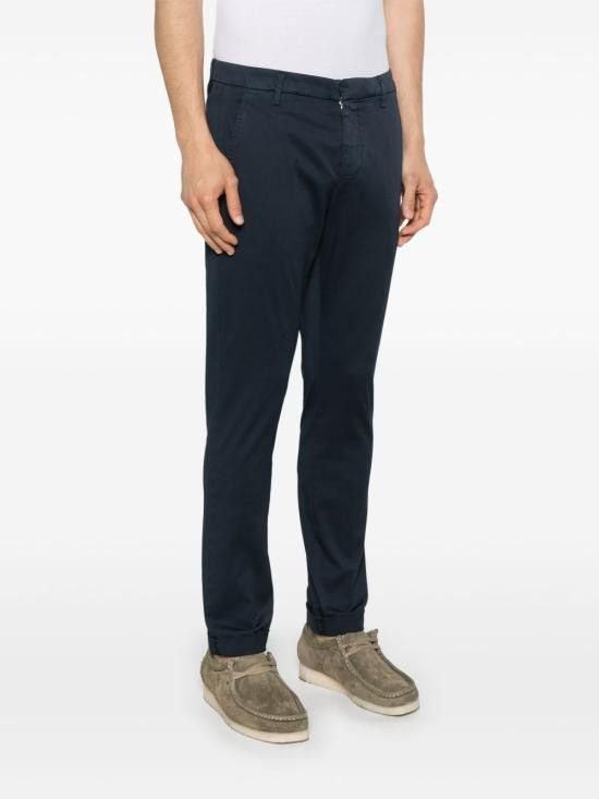 Dondup DONDUP Men Straight Pants UP235GAUBERT GS0096UPTD890 Blue Size US 35 - 4 Thumbnail