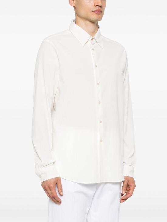 Paul Smith PAUL SMITH Men Long Tops M2R687U P2205002 White Size US XL / EU 56 / 4 - 2 Thumbnail