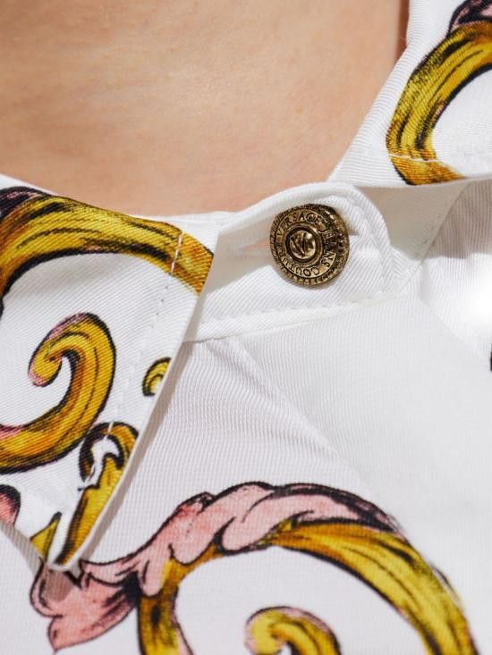 Versace VERSACE Women Shirts 78HAL2P1 NS634G03 White Size XS / US 0-2 / IT 36-38 - 2 Thumbnail