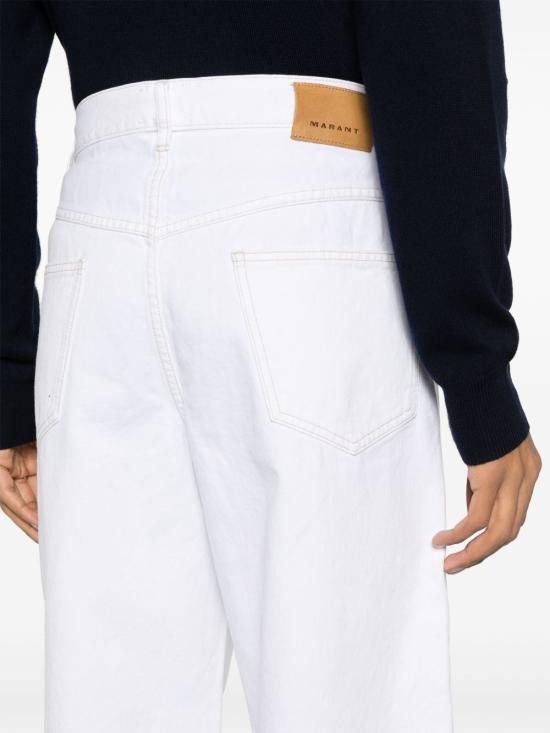 Isabel Marant ISABEL MARANT Men Denim Pants PA0123HA B1G02H20WH White Size US 32 / EU 48 - 3 Thumbnail