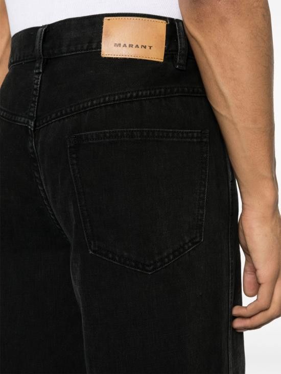 Isabel Marant ISABEL MARANT Men Denim Pants PA0123HA B1G02H02FK Black Size US 31 - 4 Thumbnail