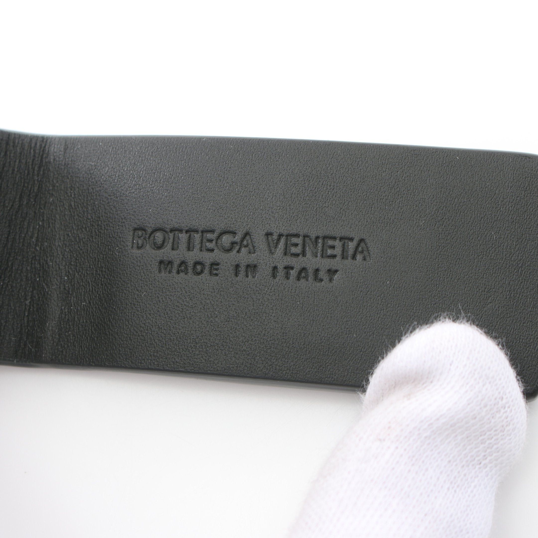 Bottega Veneta Bottega Veneta Intrecciato Money Clip Leather Black Size ONE SIZE - 4 Thumbnail