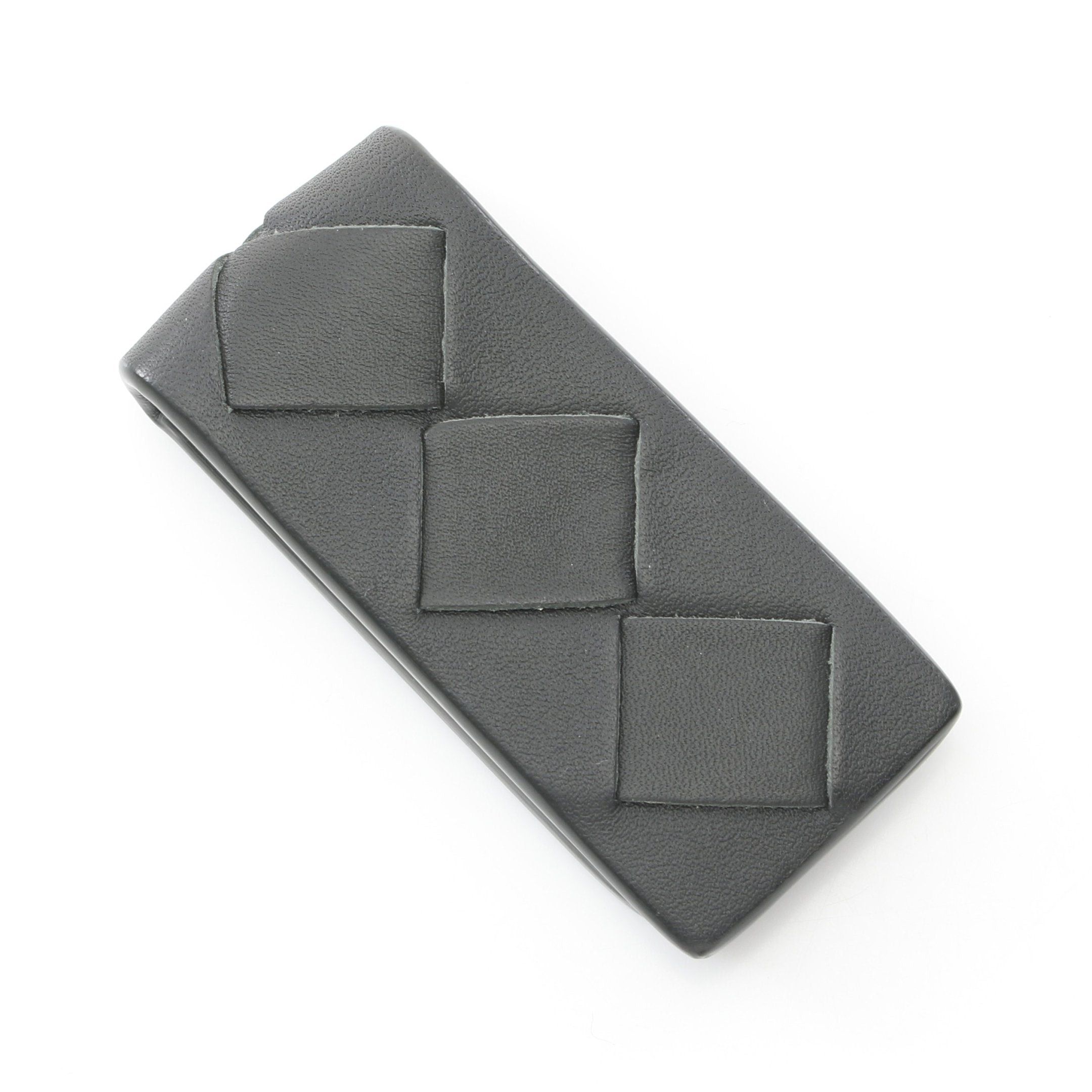 Bottega Veneta Bottega Veneta Intrecciato Money Clip Leather Black Size ONE SIZE - 2 Thumbnail