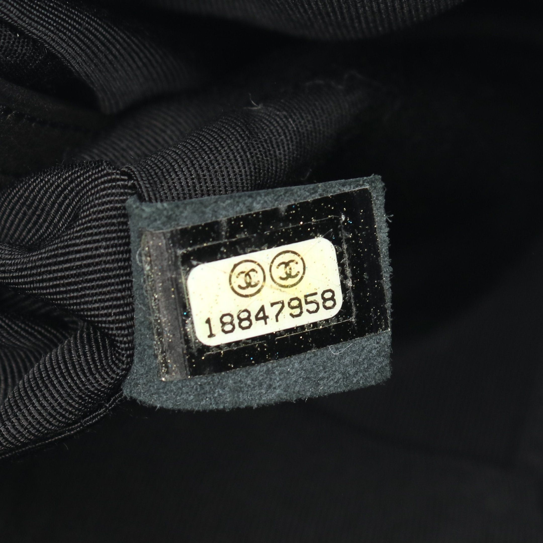 Chanel Chanel Boy Chanel Double Chain Shoulder Bag Leather Black Antique Silver Hardware Size ONE SIZE - 5 Thumbnail