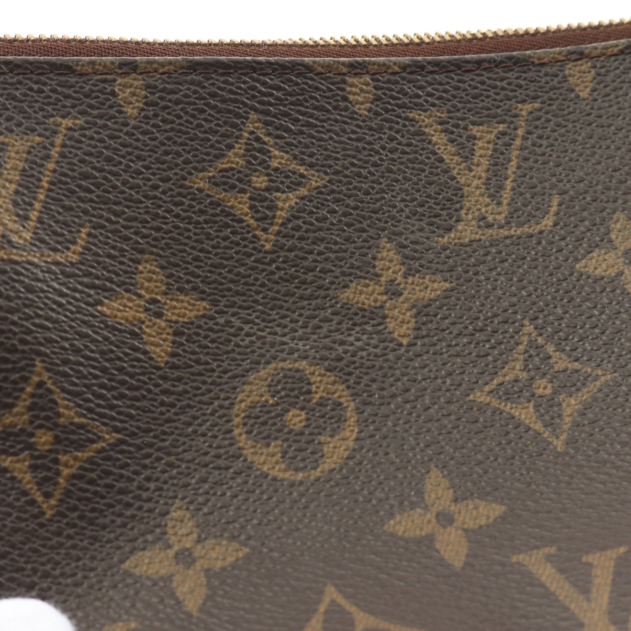 Louis Vuitton Louis Vuitton Pochette Accessoires Monogram Handbag Leather Brown Size ONE SIZE - 11 Thumbnail