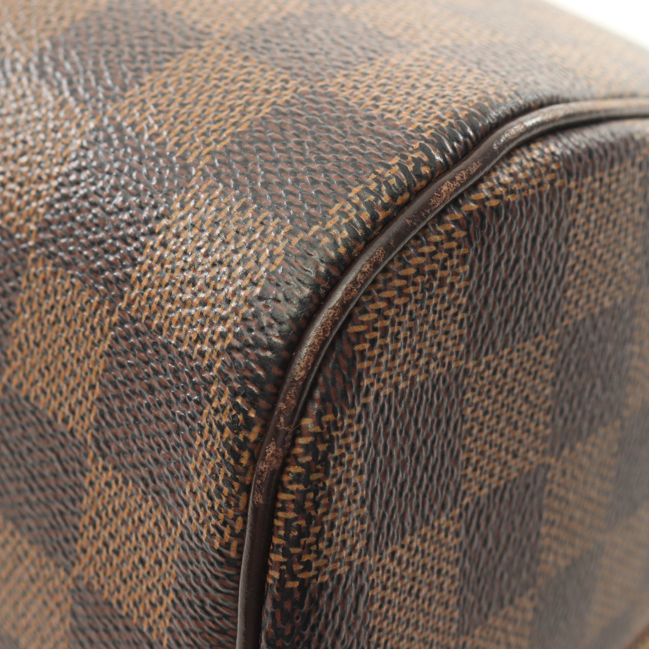 Louis Vuitton Louis Vuitton Rivera Mm Damier Ebene Handbag Leather Brown Size ONE SIZE - 6 Thumbnail