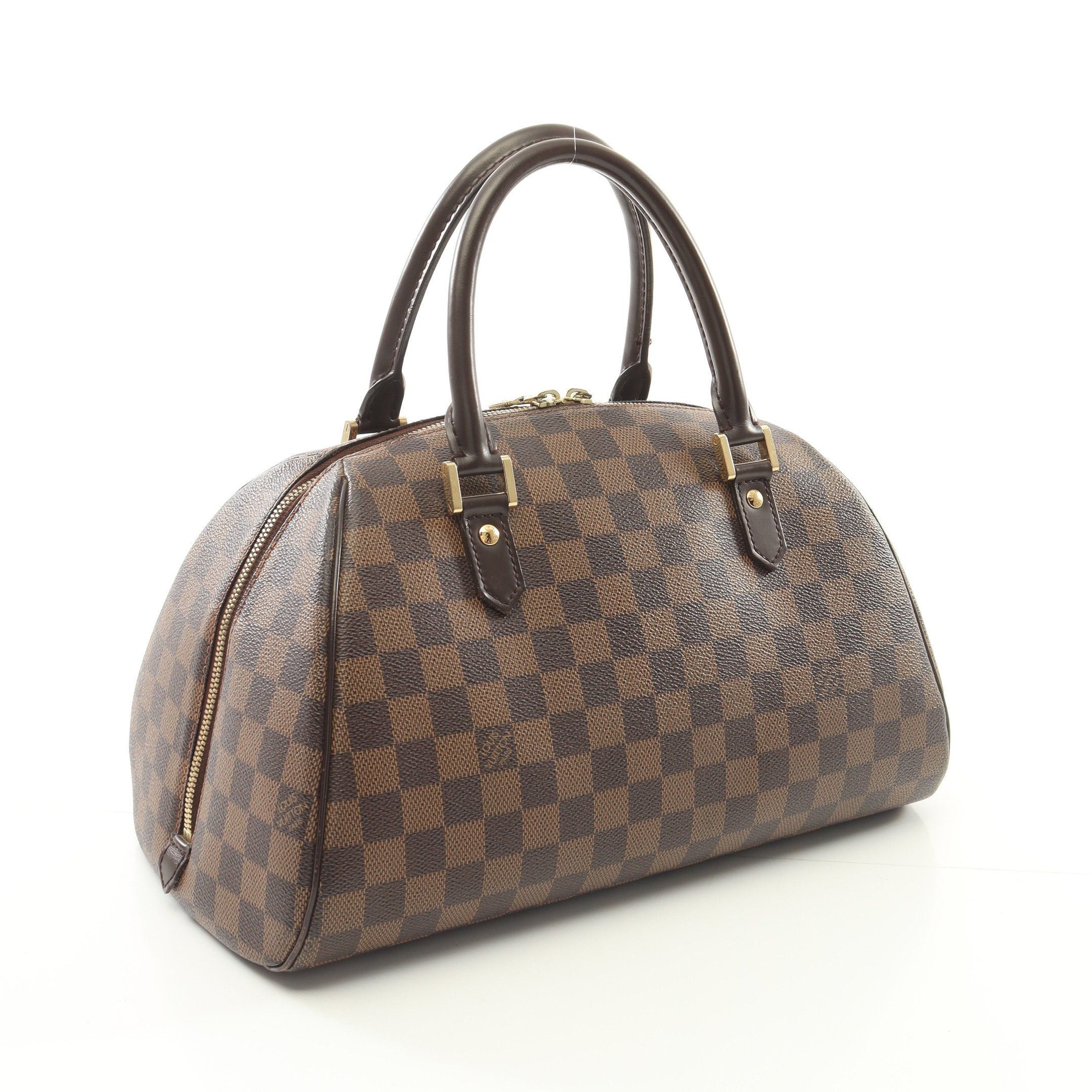 Louis Vuitton Louis Vuitton Rivera Mm Damier Ebene Handbag Leather Brown Size ONE SIZE - 2 Thumbnail