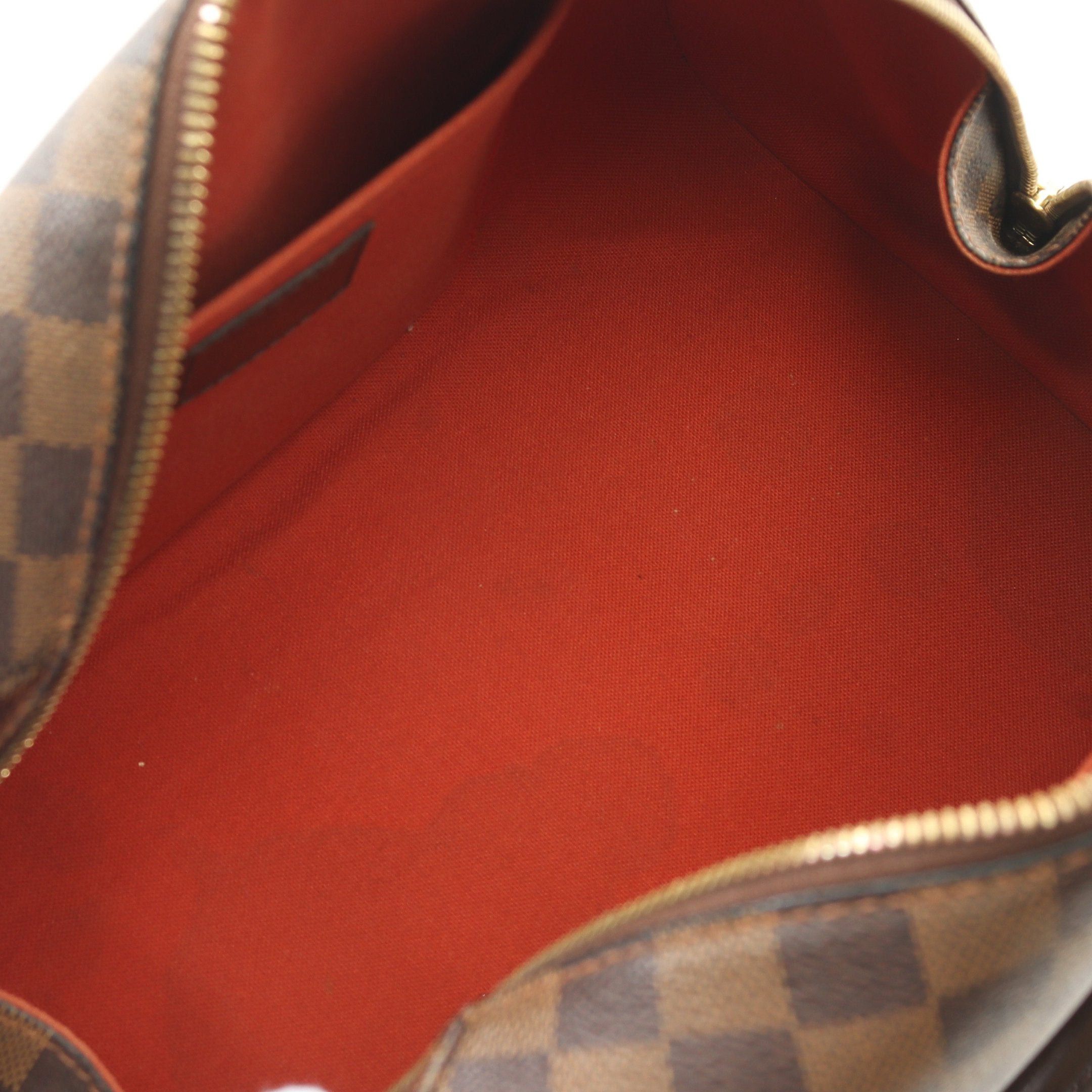 Louis Vuitton Louis Vuitton Rivera Mm Damier Ebene Handbag Leather Brown Size ONE SIZE - 3 Thumbnail